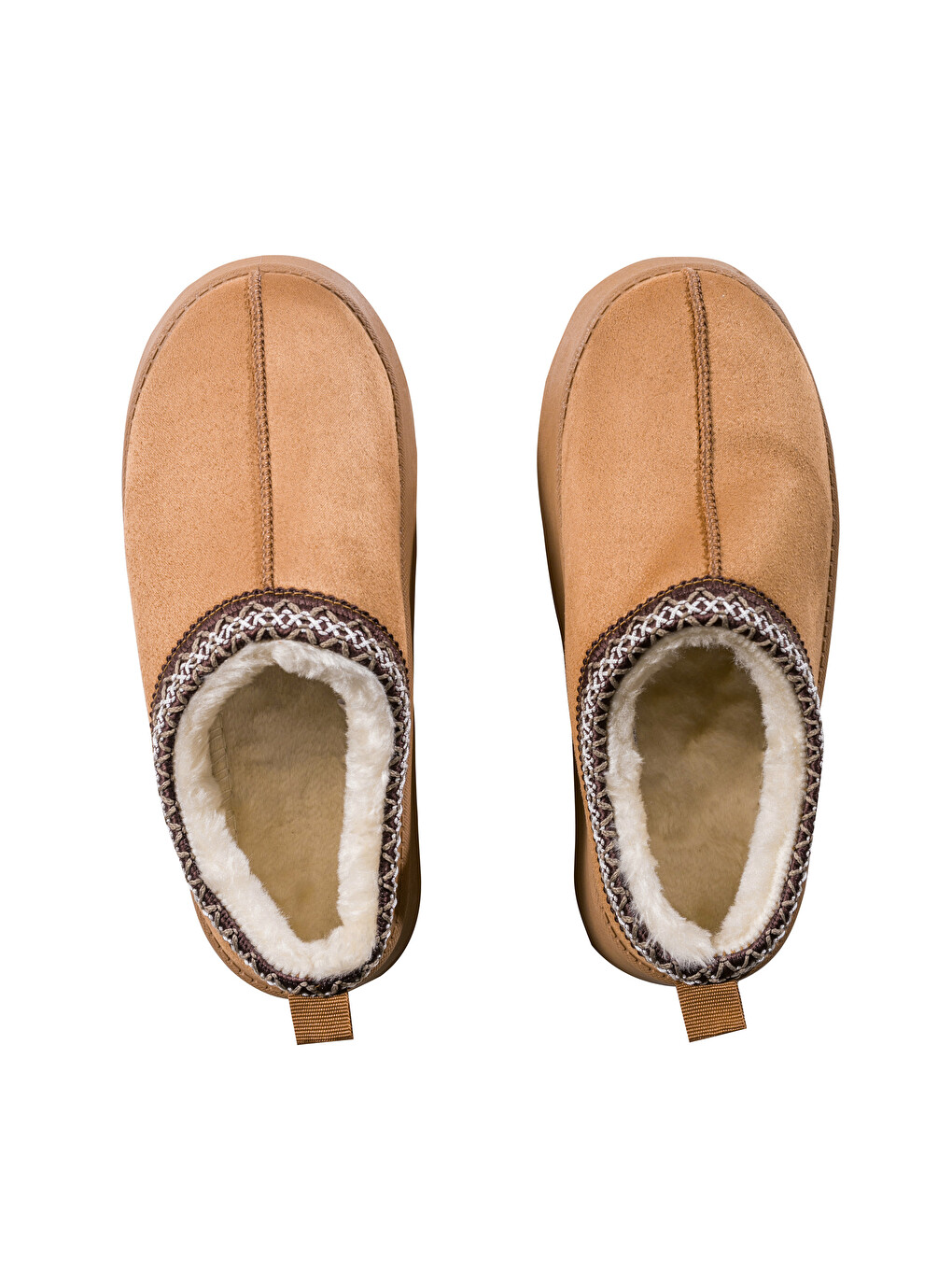 Woman Beige Slipper Boots-2