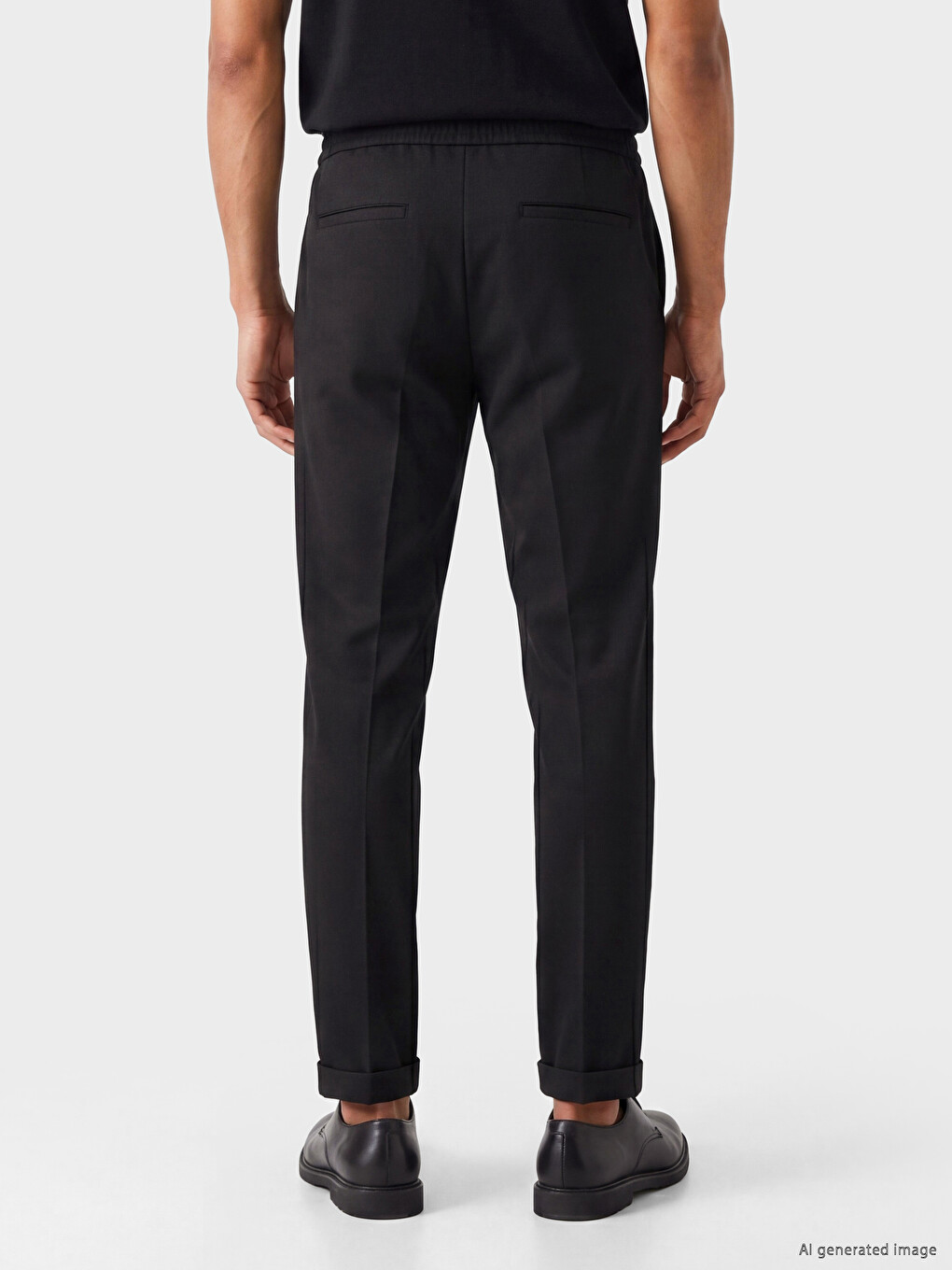 Regular Fit Gabardine Men's Trousers-2