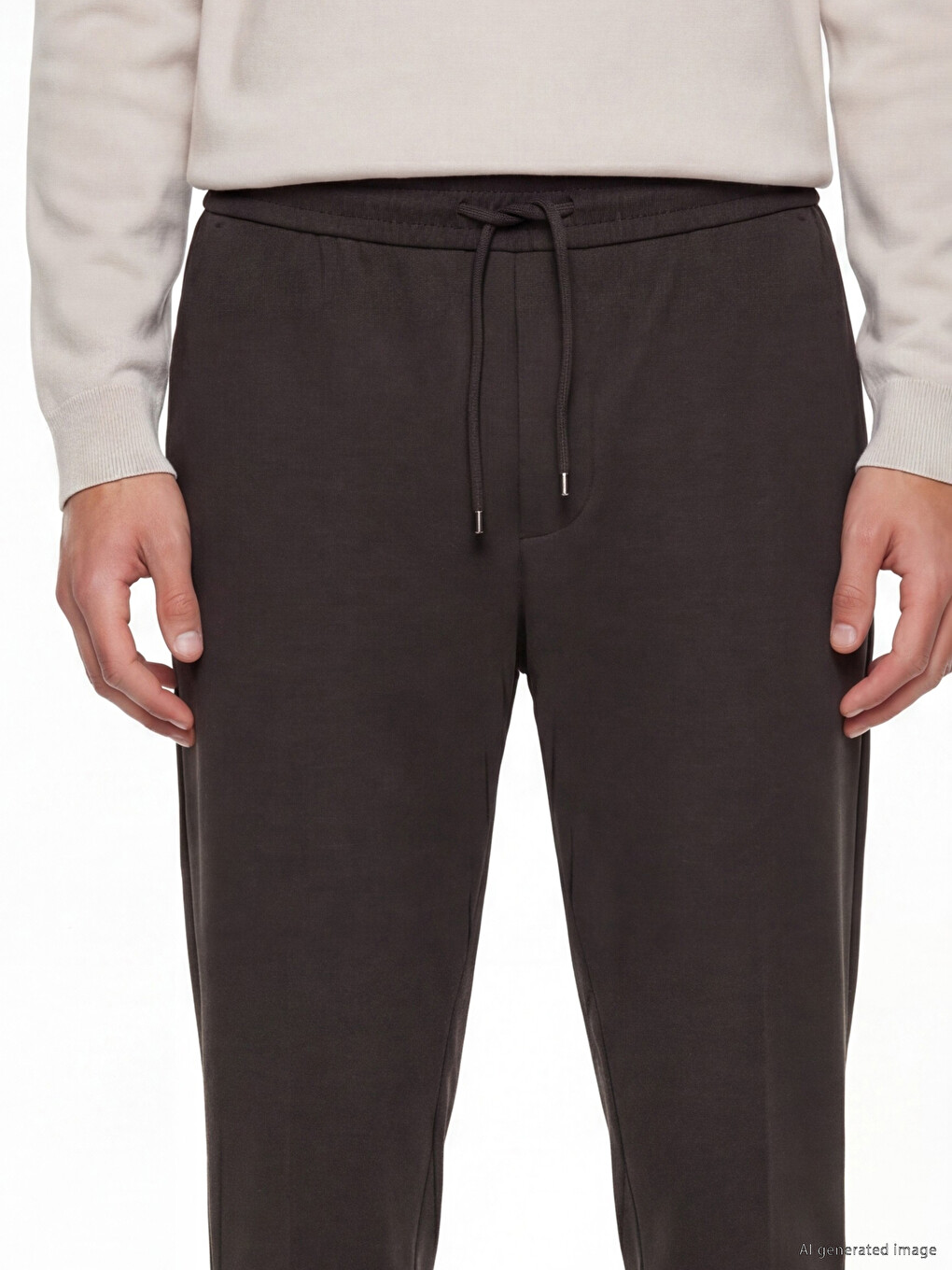 Standard Fit Gabardine Men's Trousers-2