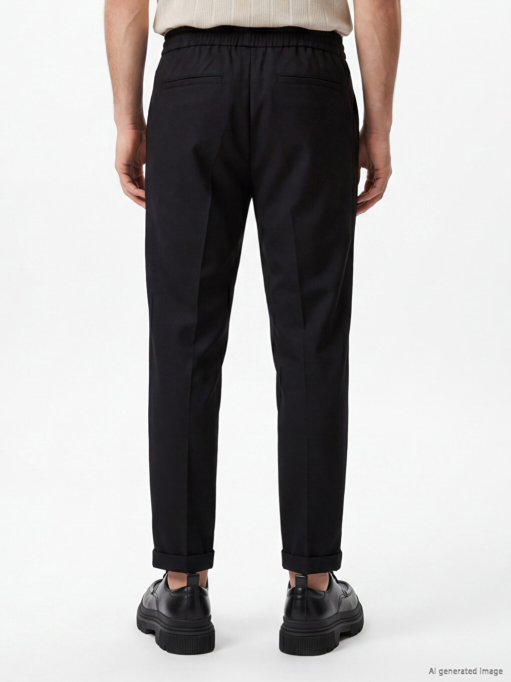 Standard Fit Men's Trousers-3
