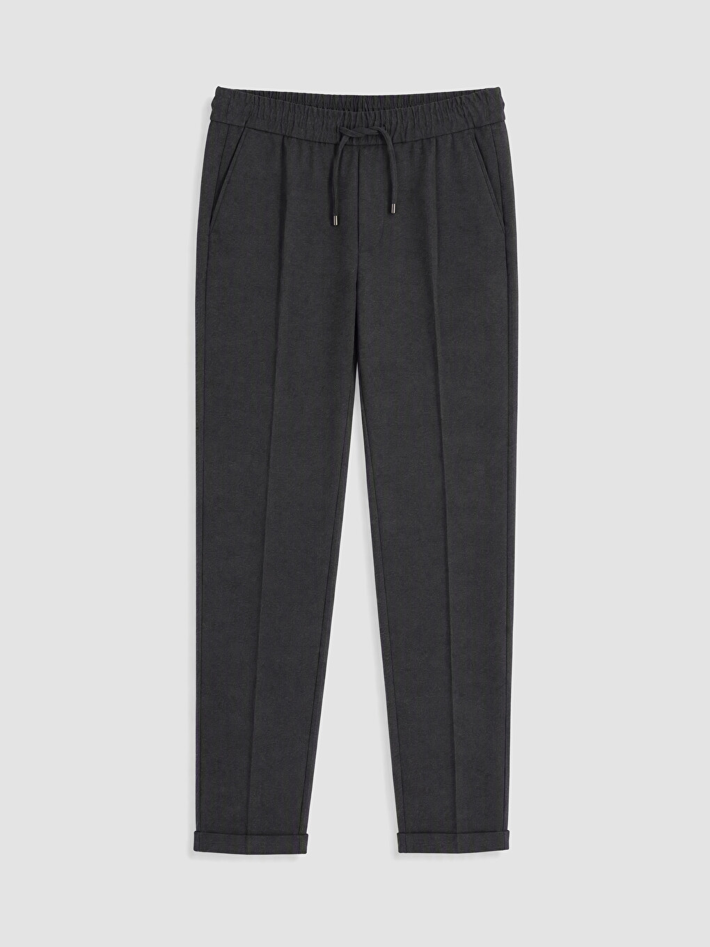 Antrasit Standart Kalıp Gabardin Erkek Pantolon-4