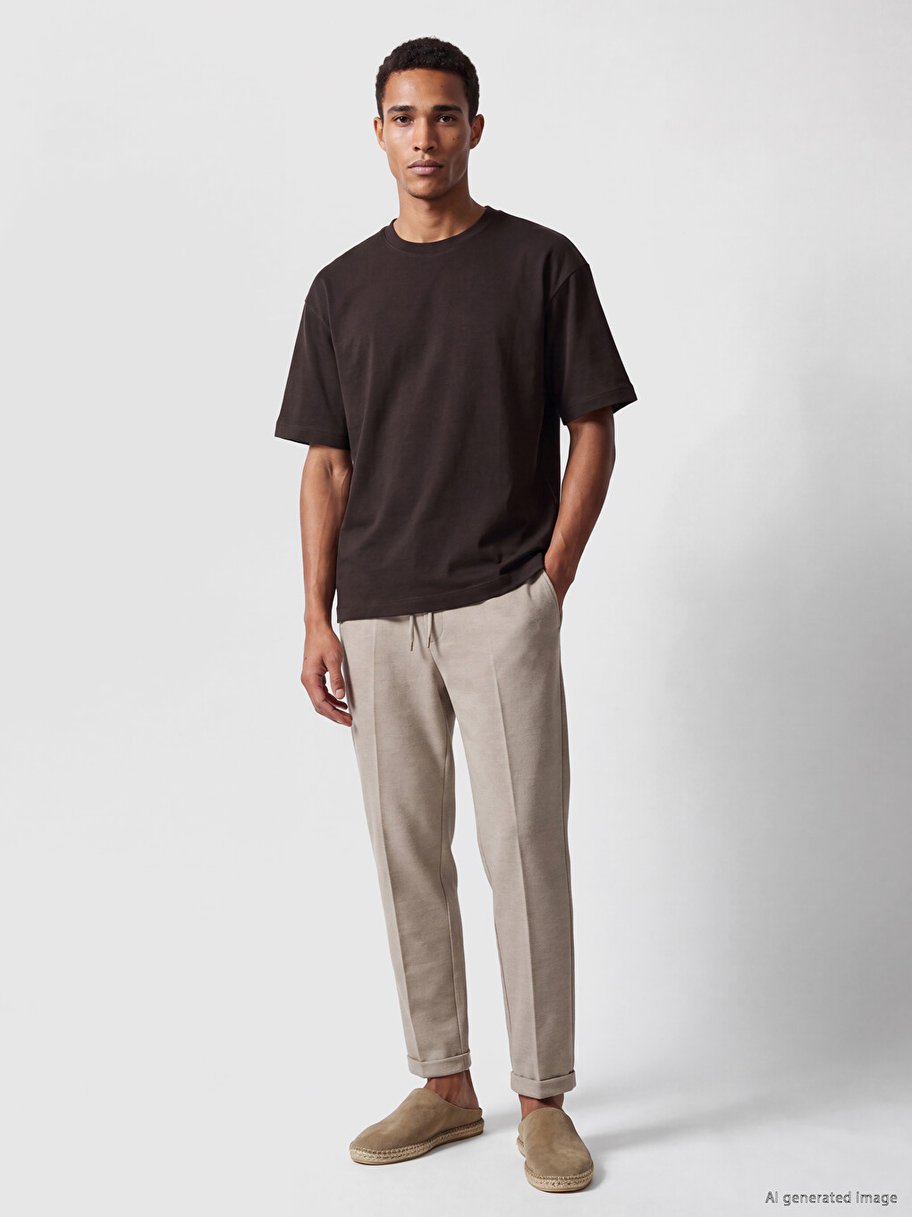 Standard Fit Men's Trousers-1