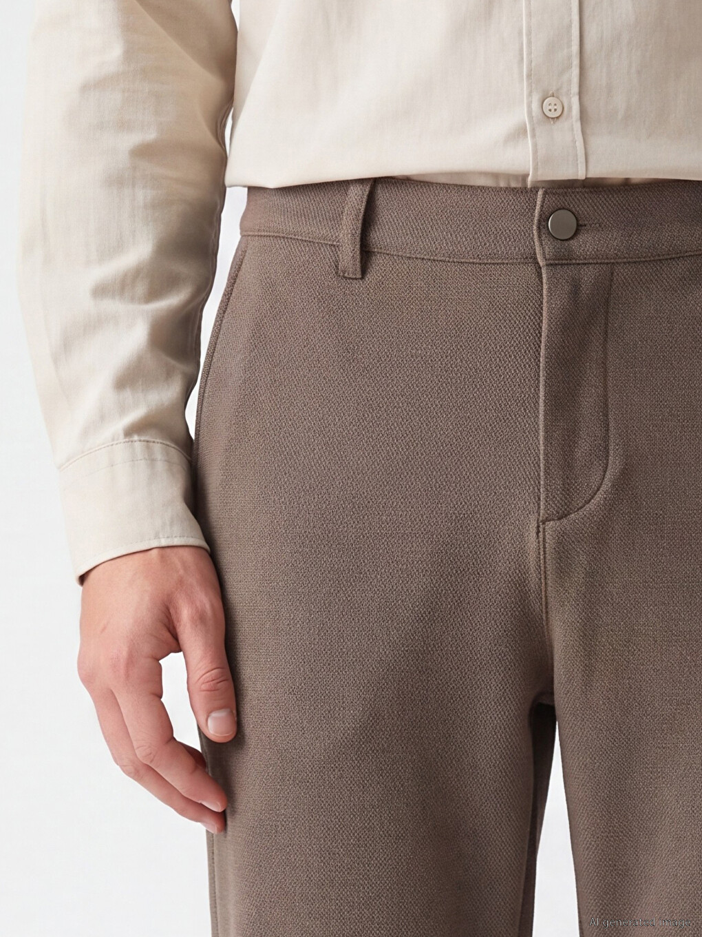 Man Brown Trousers-2