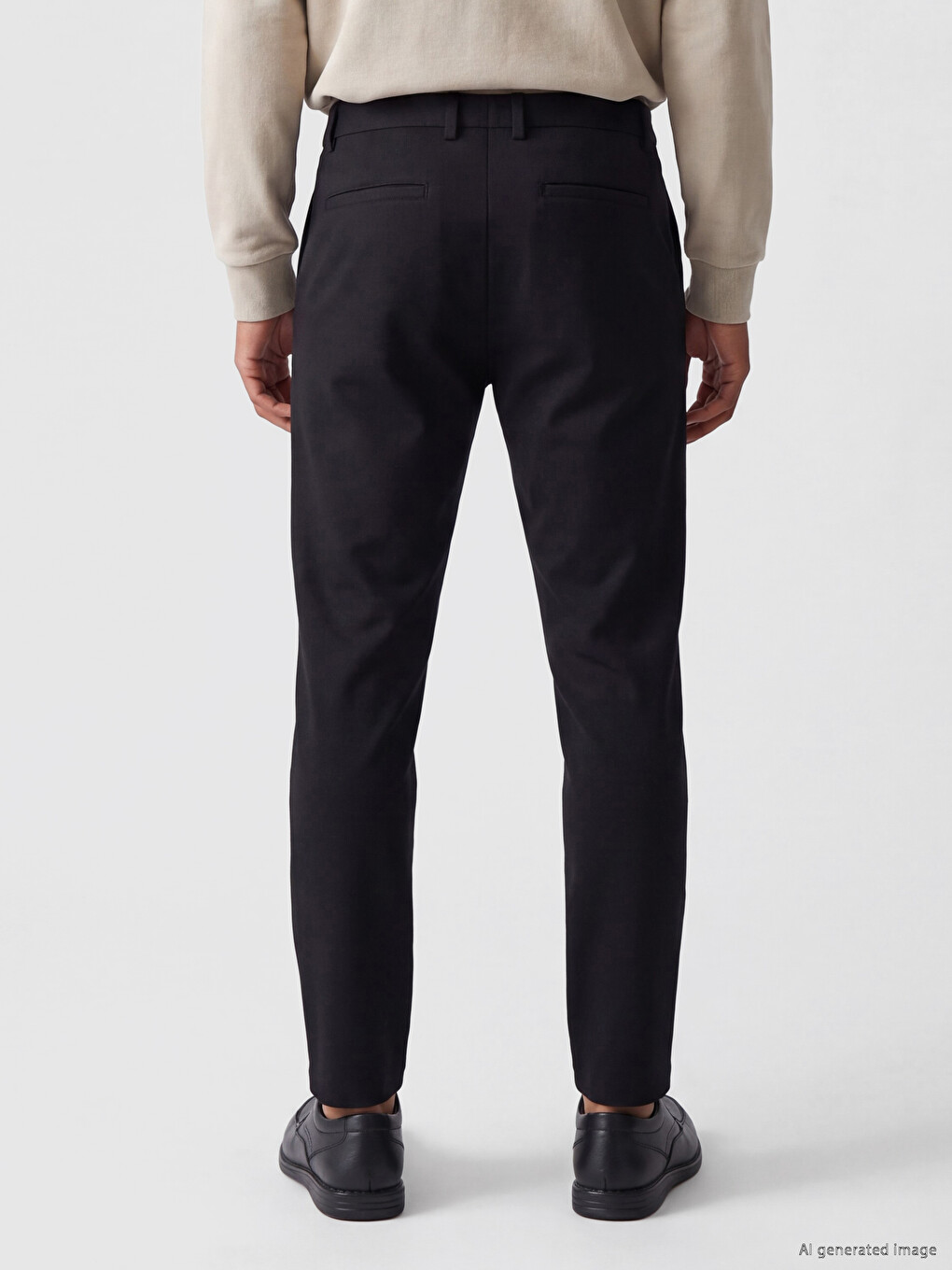 Man Black Trousers-2