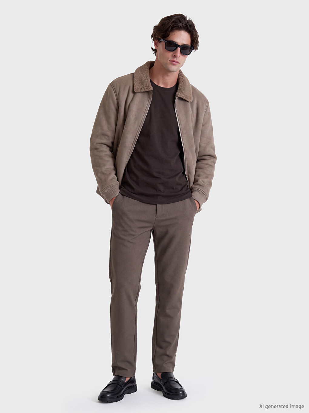 Man Khaki Trousers