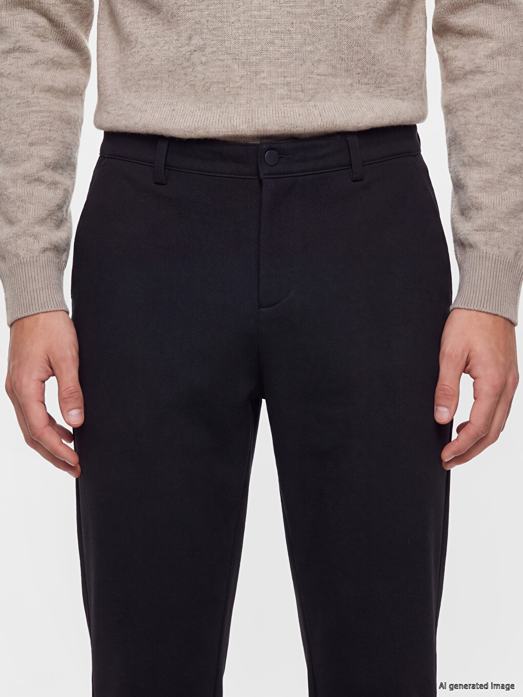 Man Navy Trousers-2