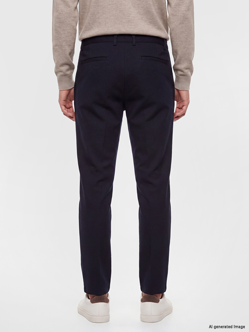 Man Navy Trousers-3