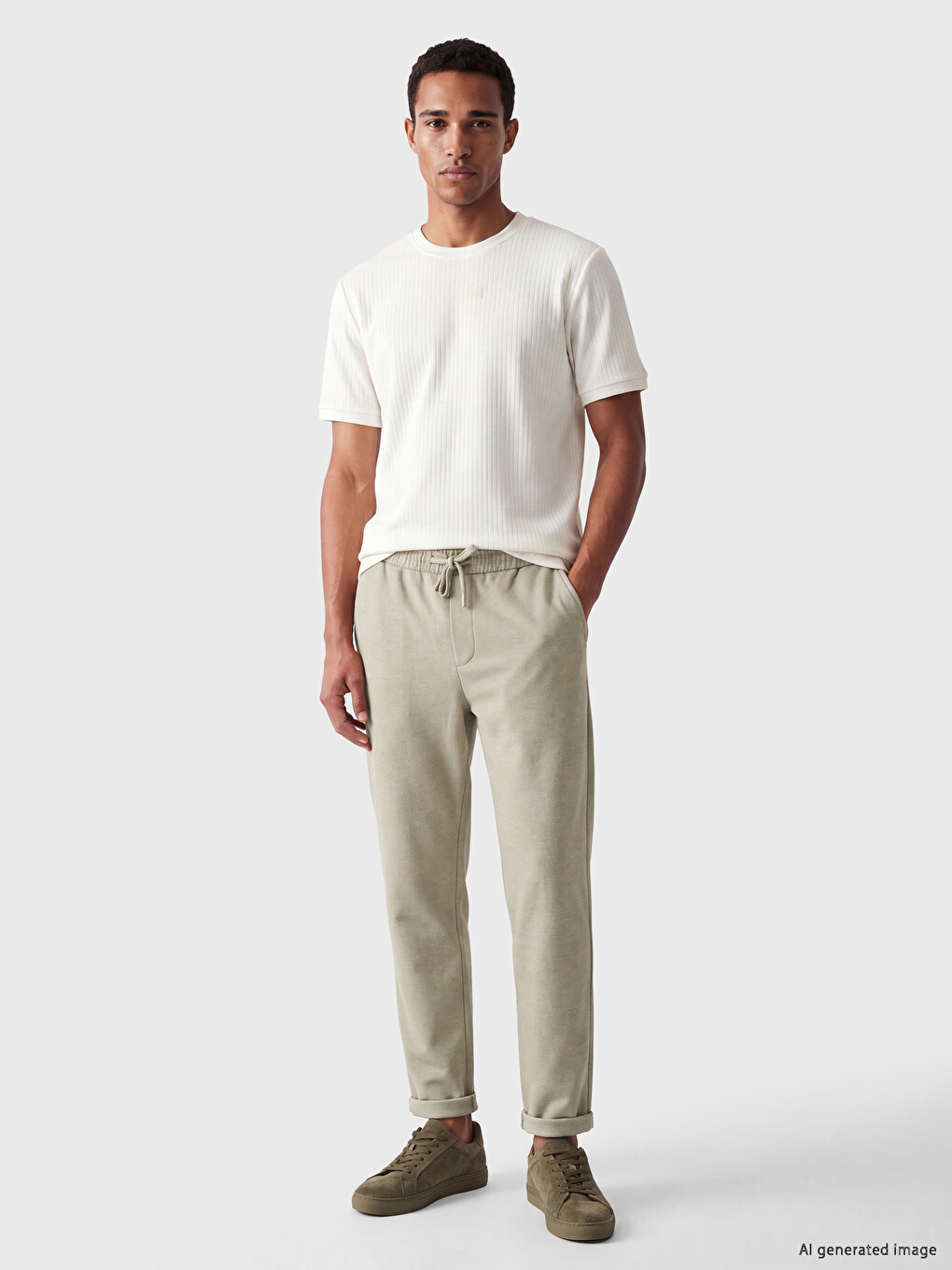 Regular Fit Men's Trousers-1