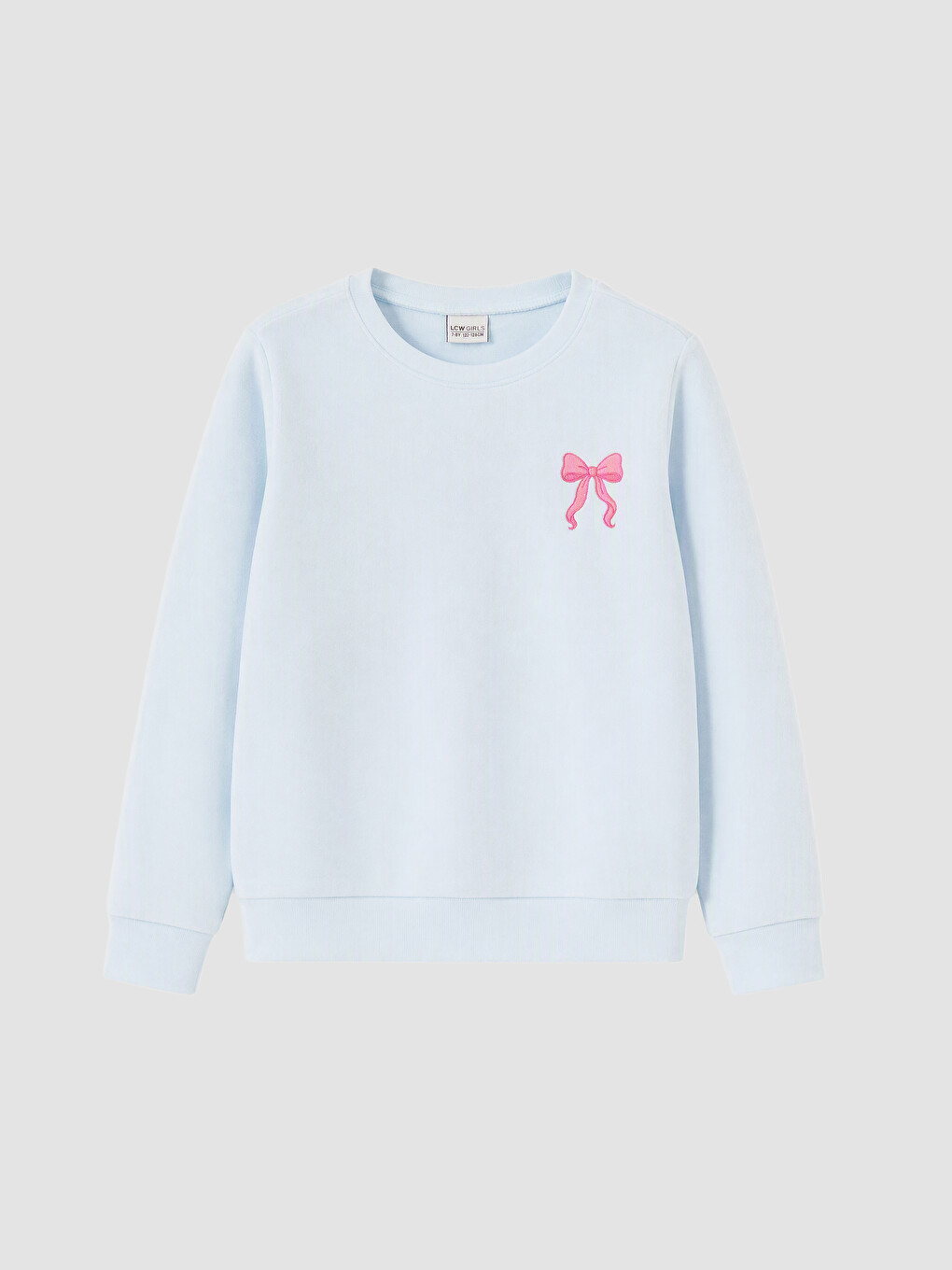 Mavi Nakışlı Kız Çocuk Polar Pijama Takımı-1