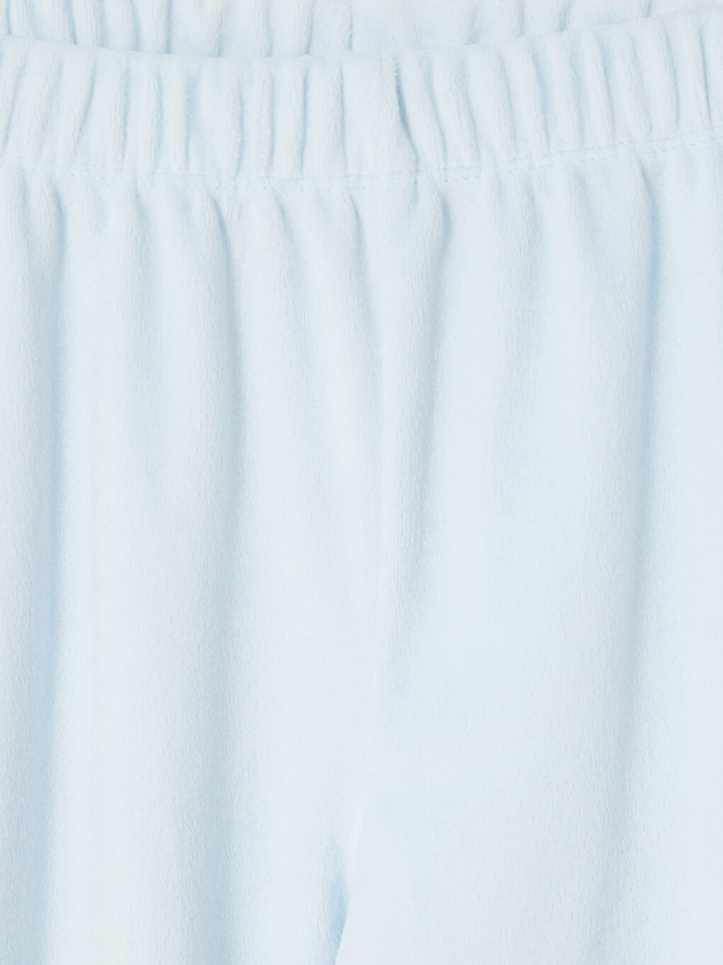 Mavi Nakışlı Kız Çocuk Polar Pijama Takımı-5