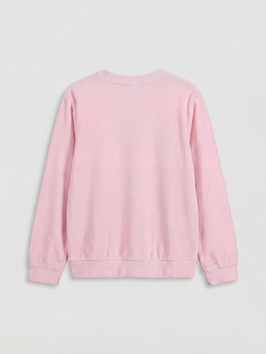 Velvet Crew Neck Girls' Pyjamas Set-2
