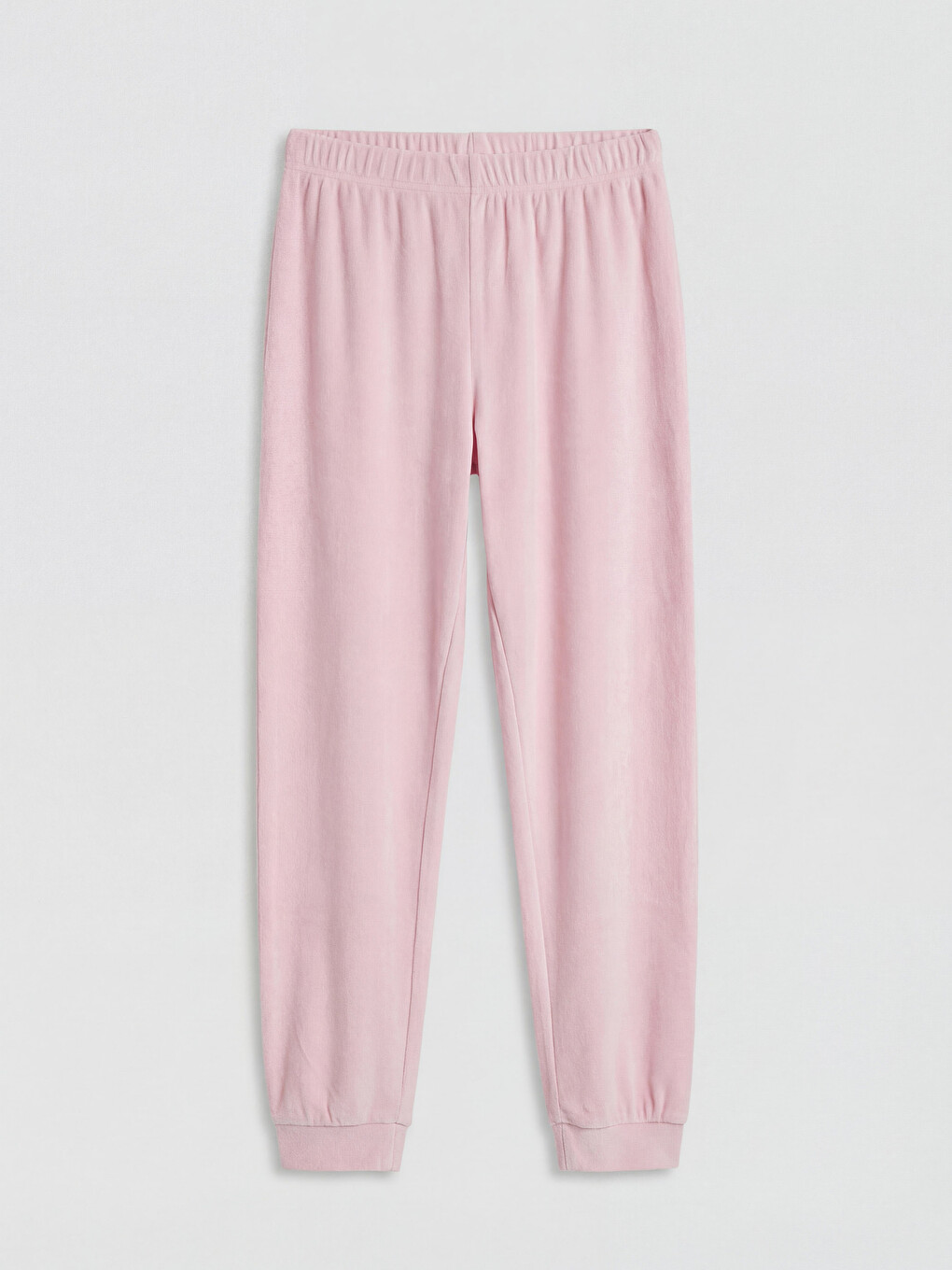 Velvet Crew Neck Girls' Pyjamas Set-3