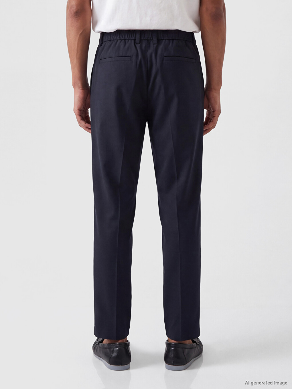 Man Navy Trousers-2