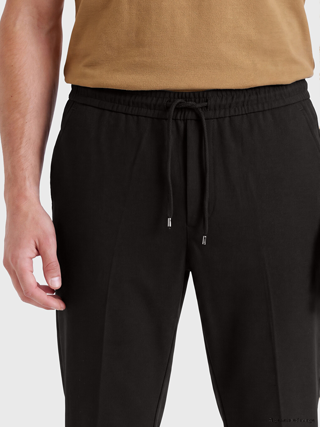 Man Black Trousers-2