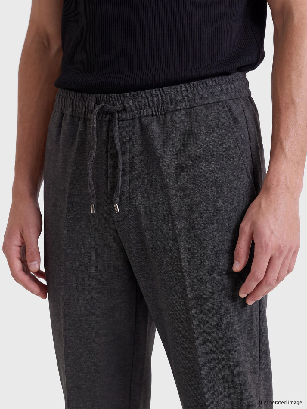 Regular Fit Gabardine Men's Trousers-2