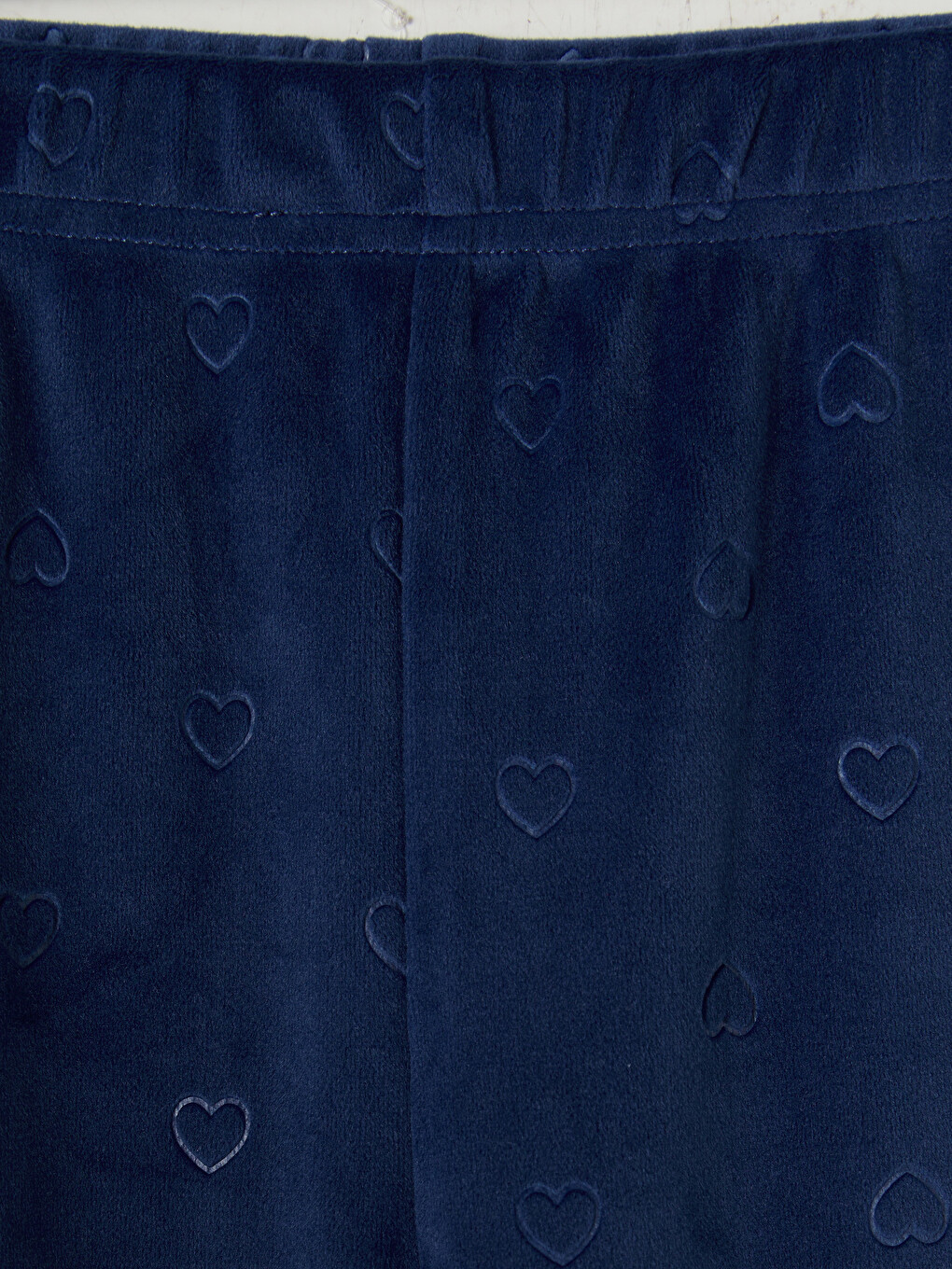 Crew Neck Girls' Velvet Pyjamas Set-3