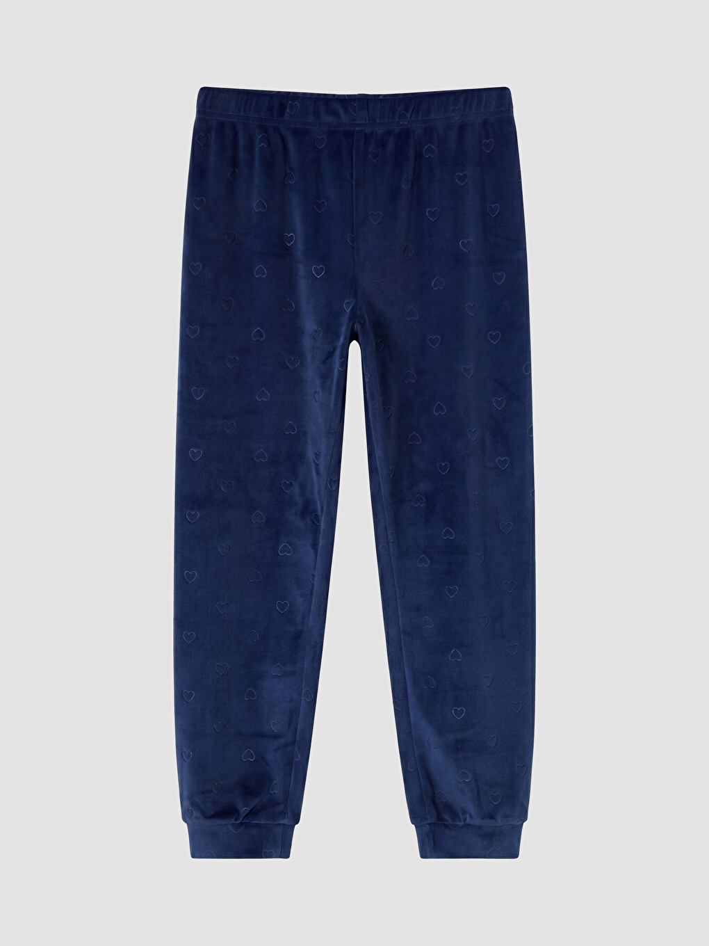 Crew Neck Girls' Velvet Pyjamas Set-5