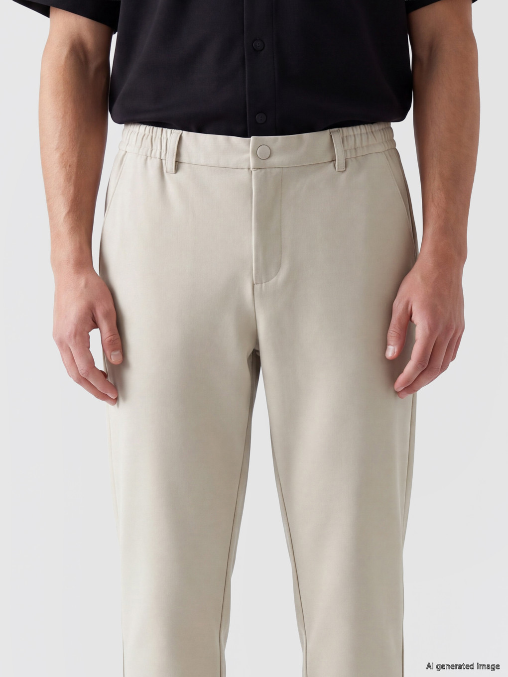 Regular Fit Men's Trousers-2