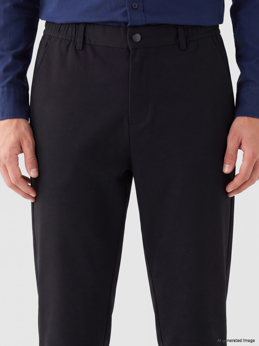 Regular Fit Men's Trousers-2