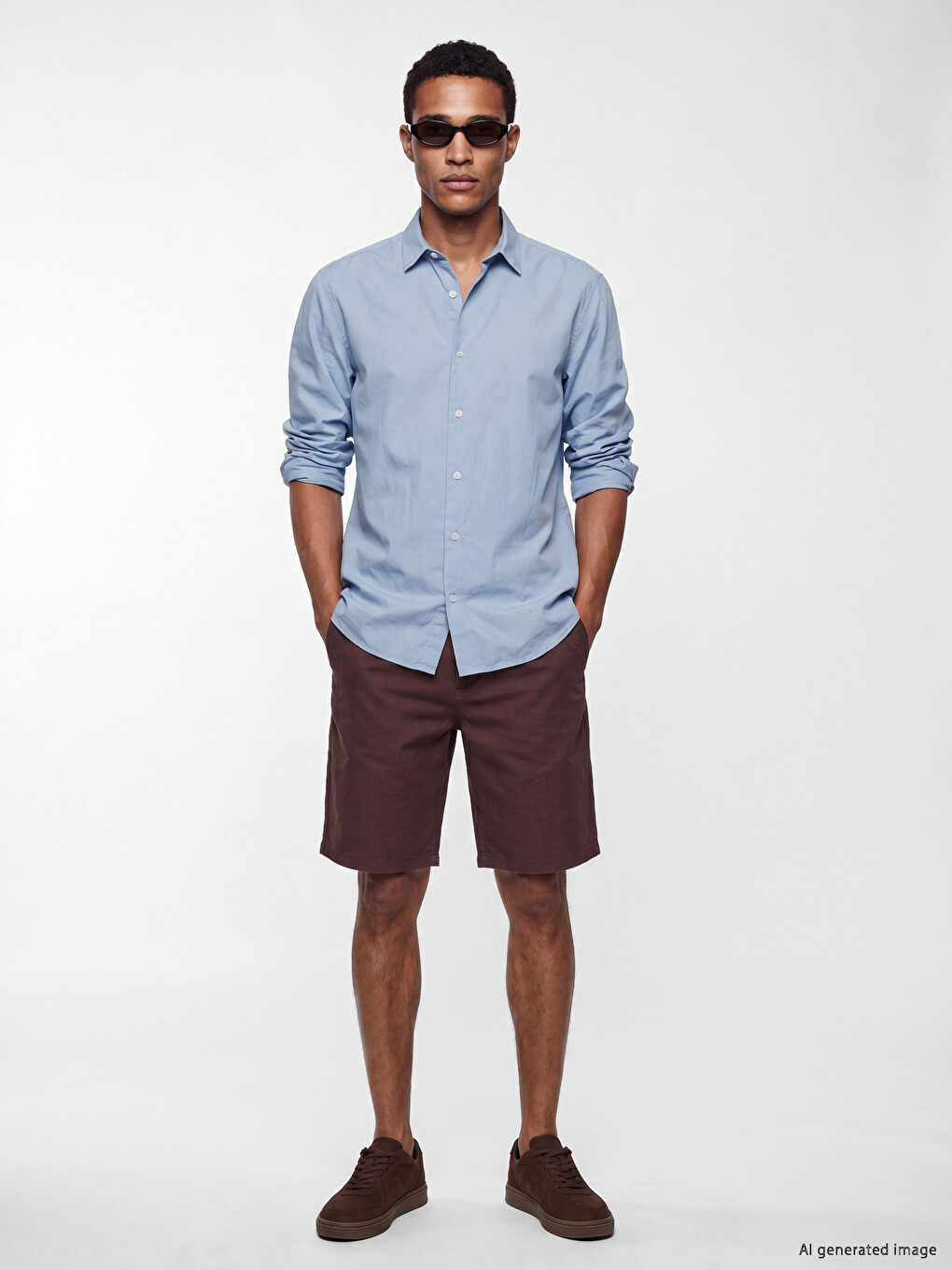 Standard Fit Gabardine Men's Shirt-1