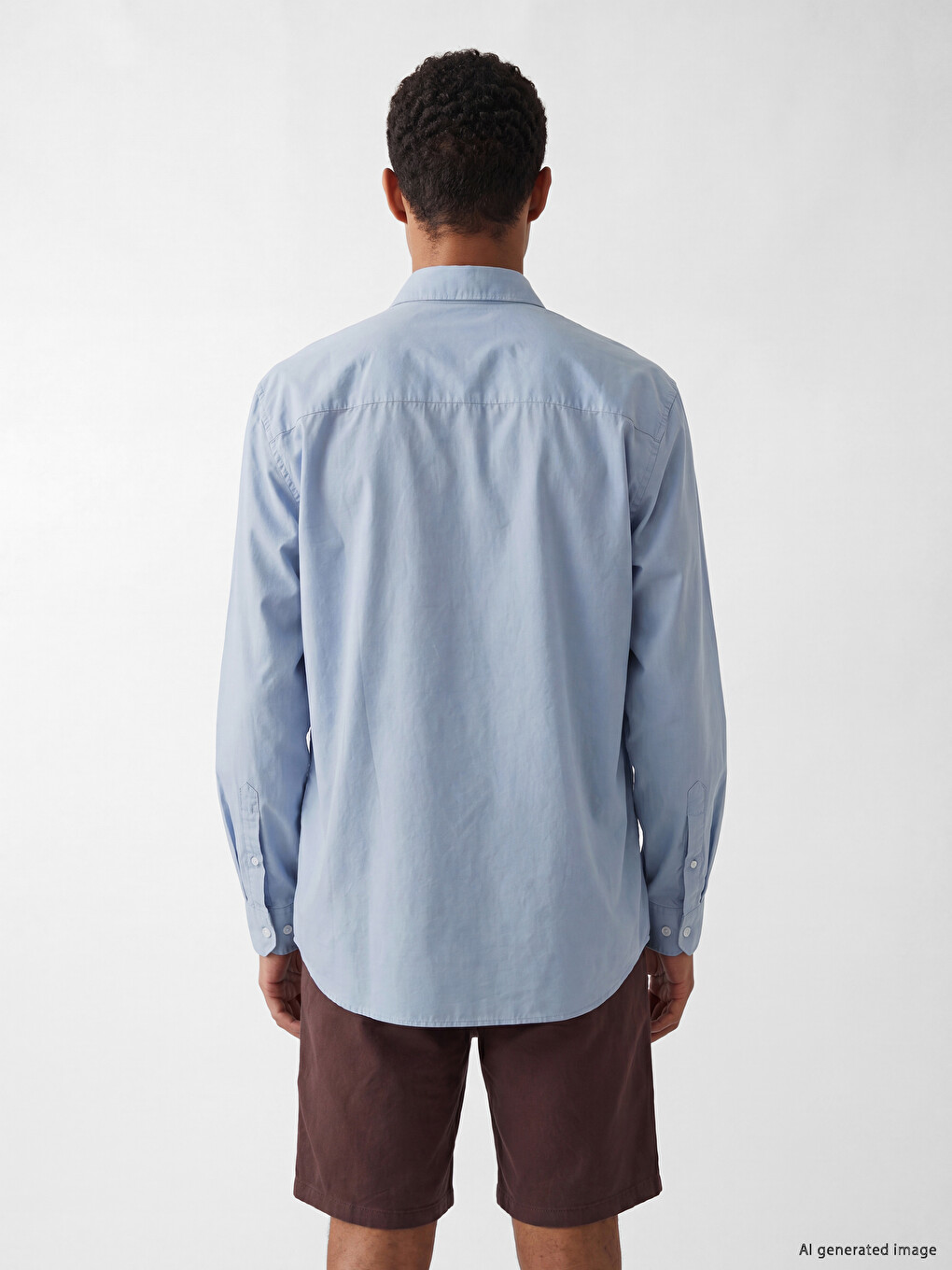 Standard Fit Gabardine Men's Shirt-3