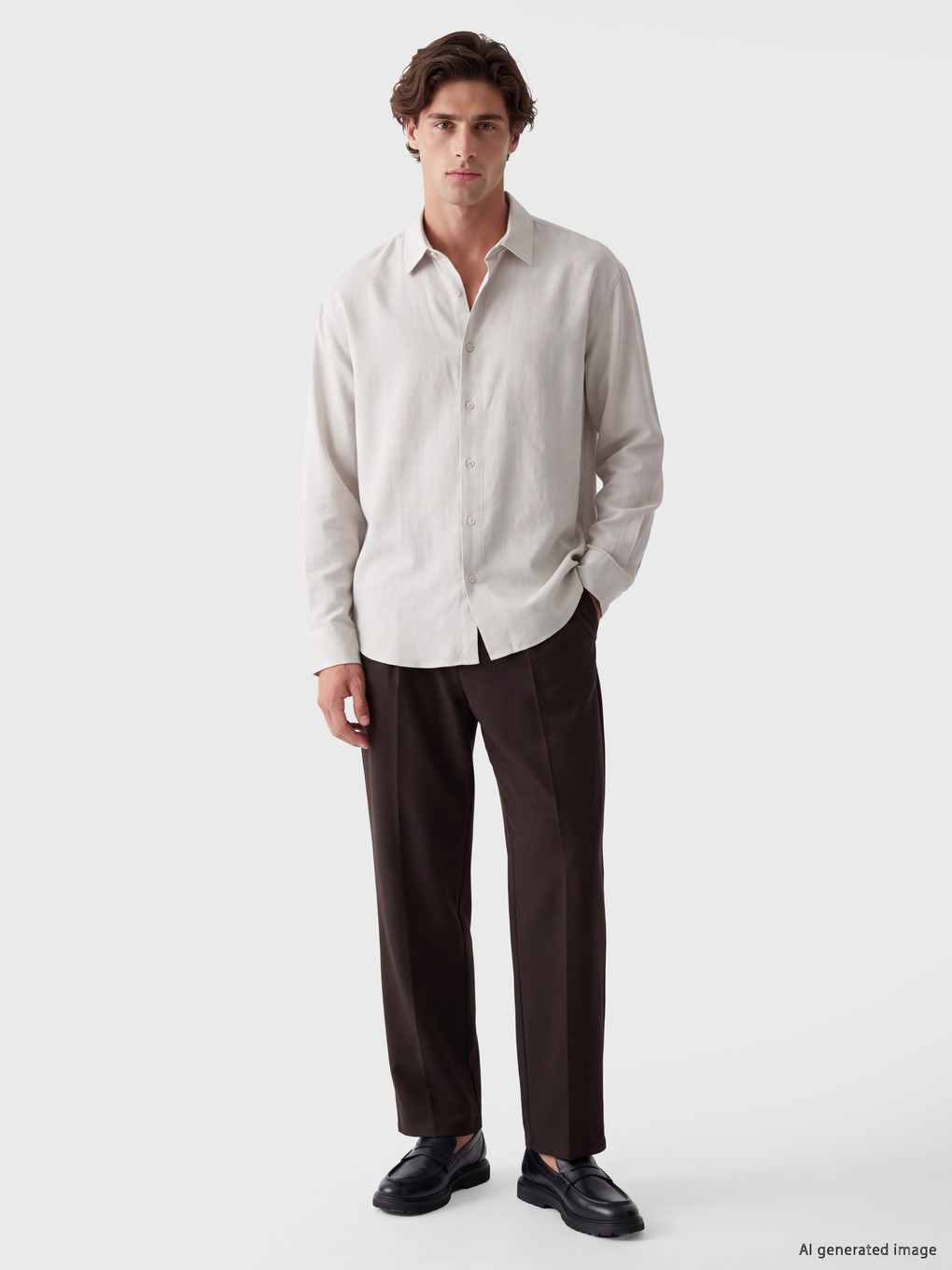 Man Grey Shirt-1