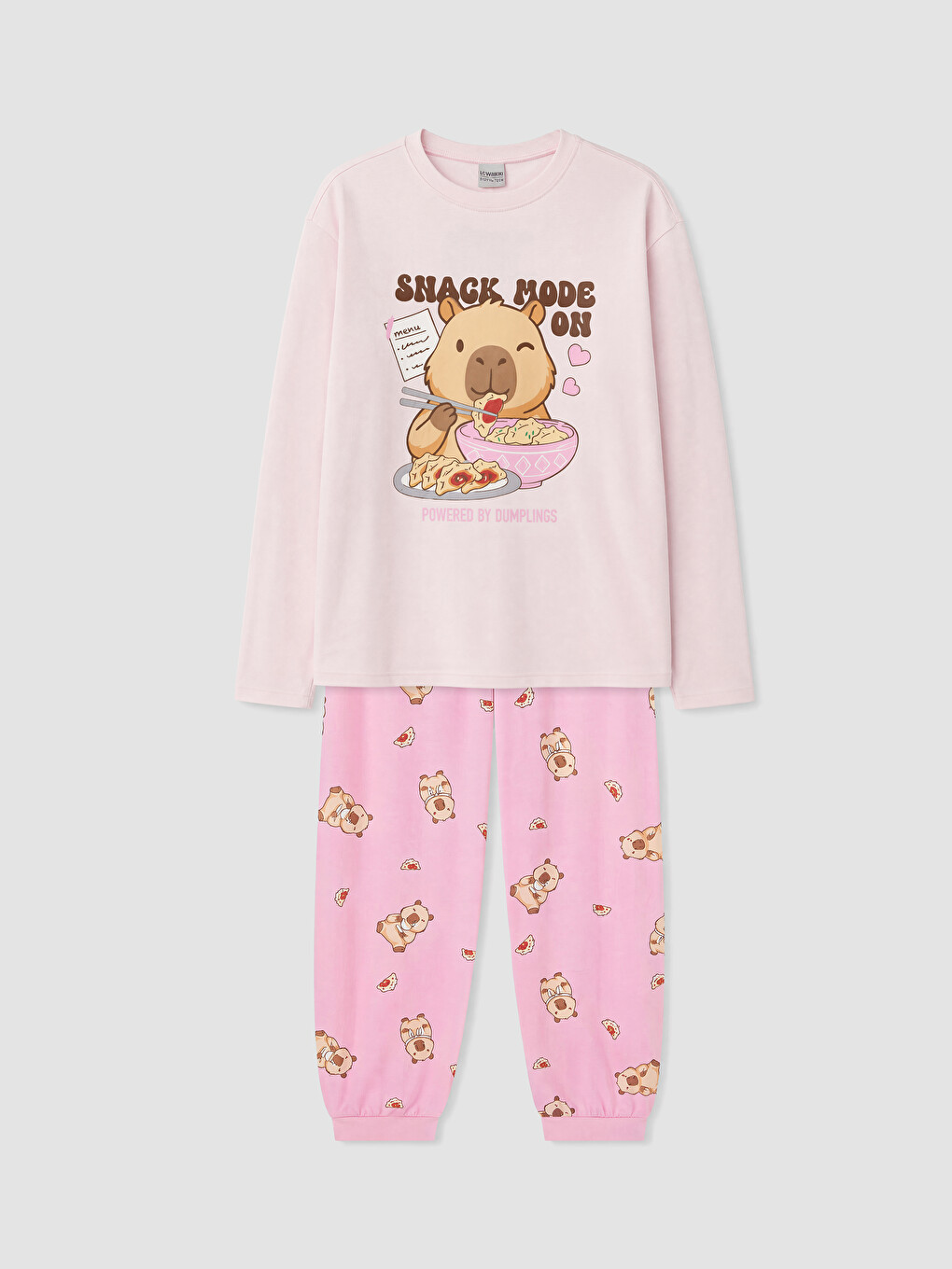 Girl Pink Pyjama Set