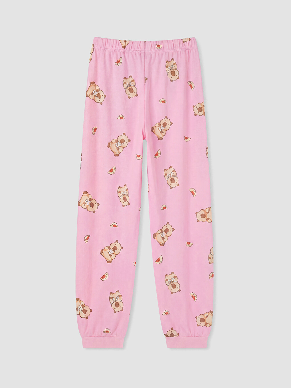 Girl Pink Pyjama Set-5
