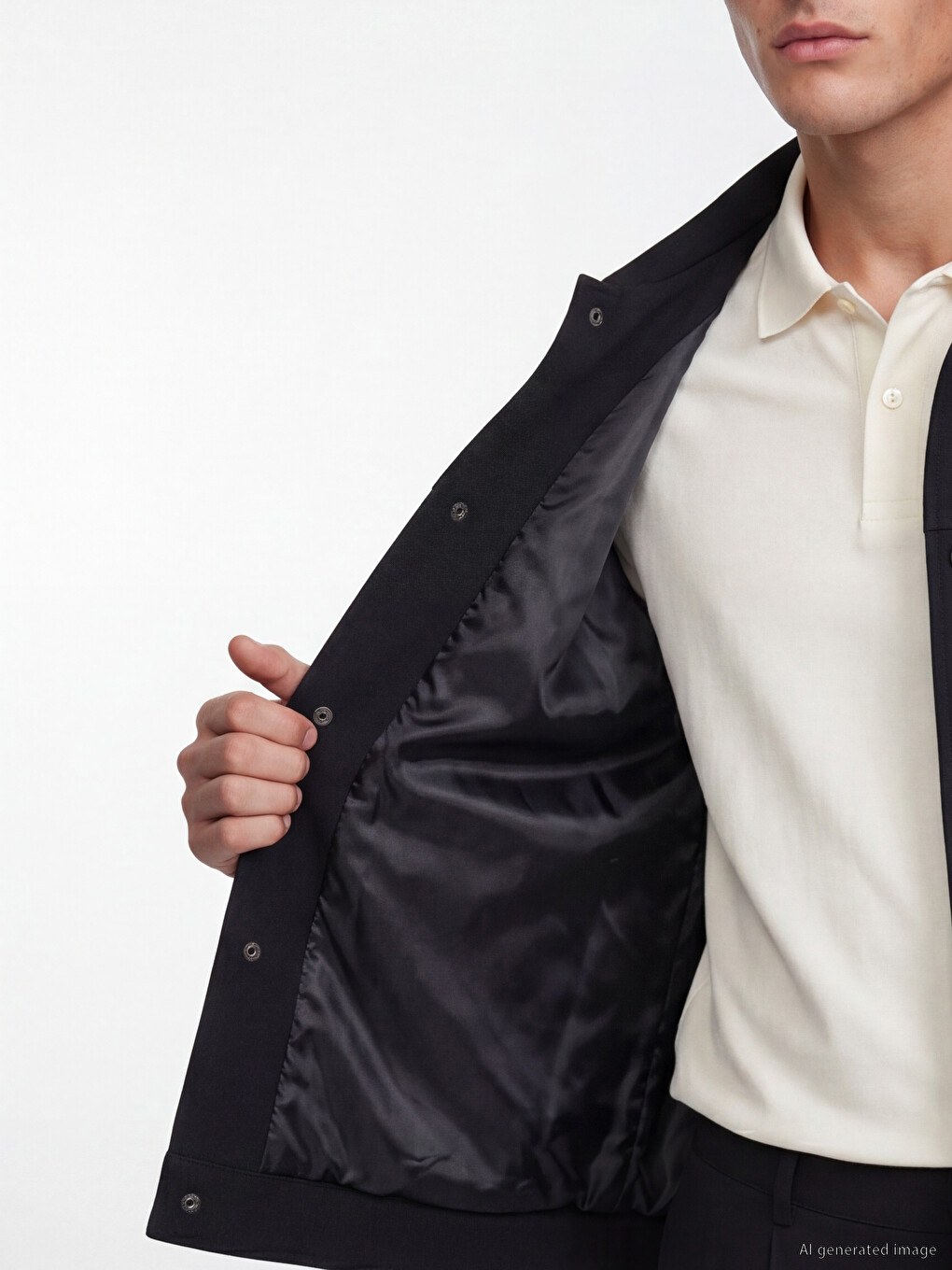 Man Black Jacket-3