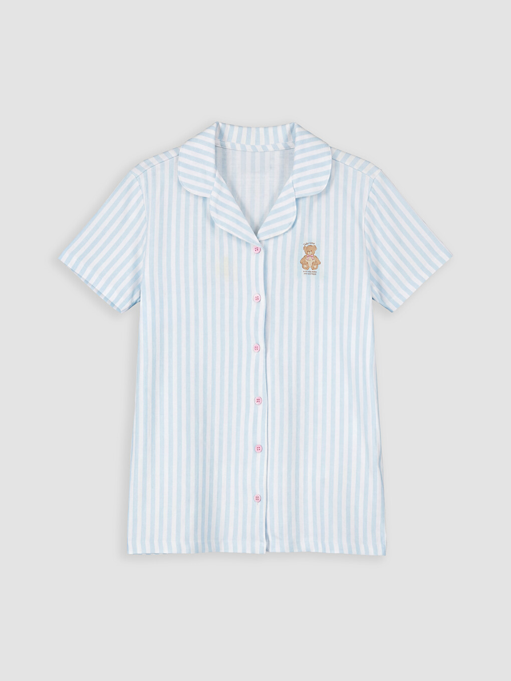 Mädchen Blau Pyjama-set-1