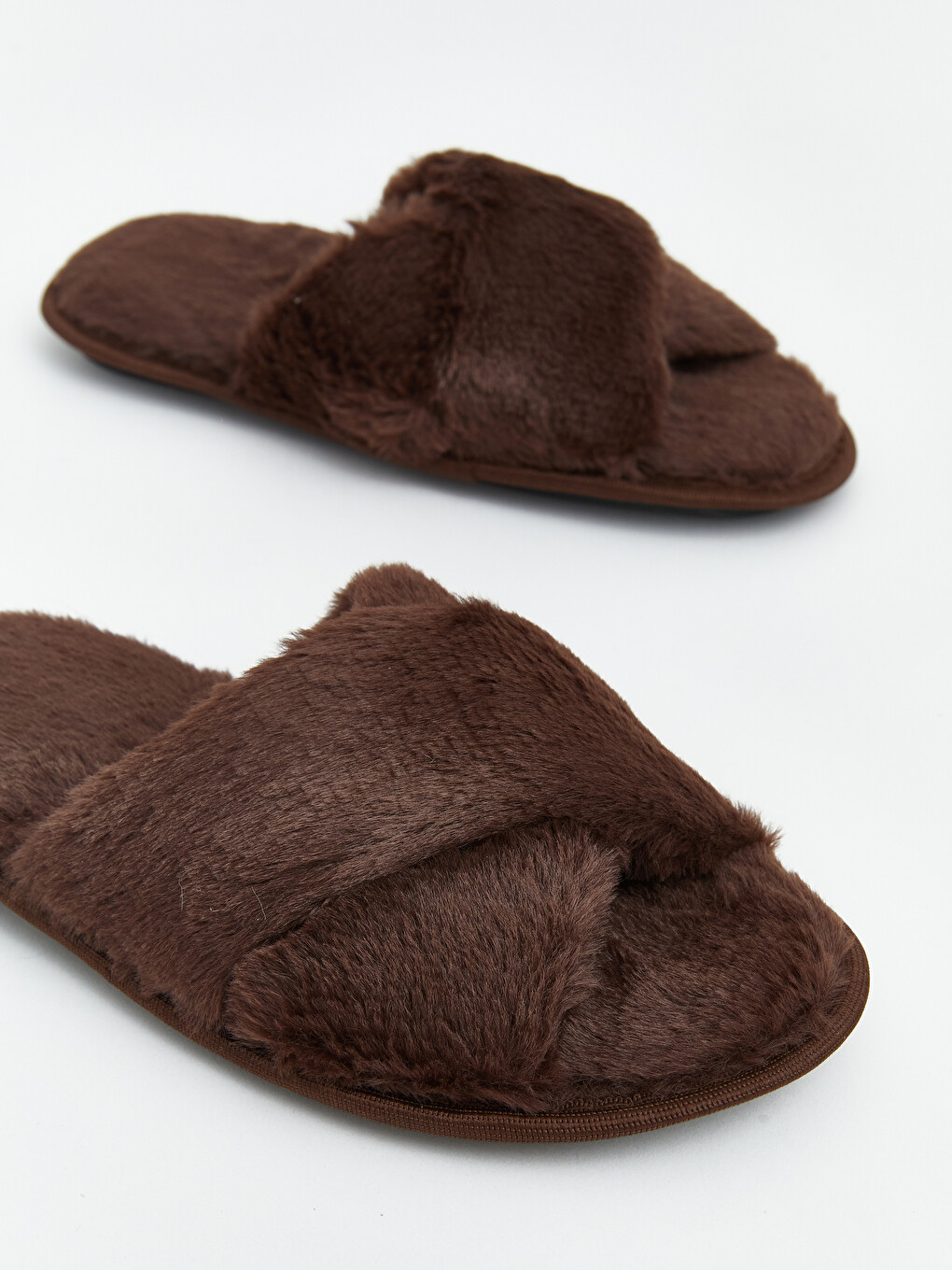 Woman Brown Slipper Boots-2