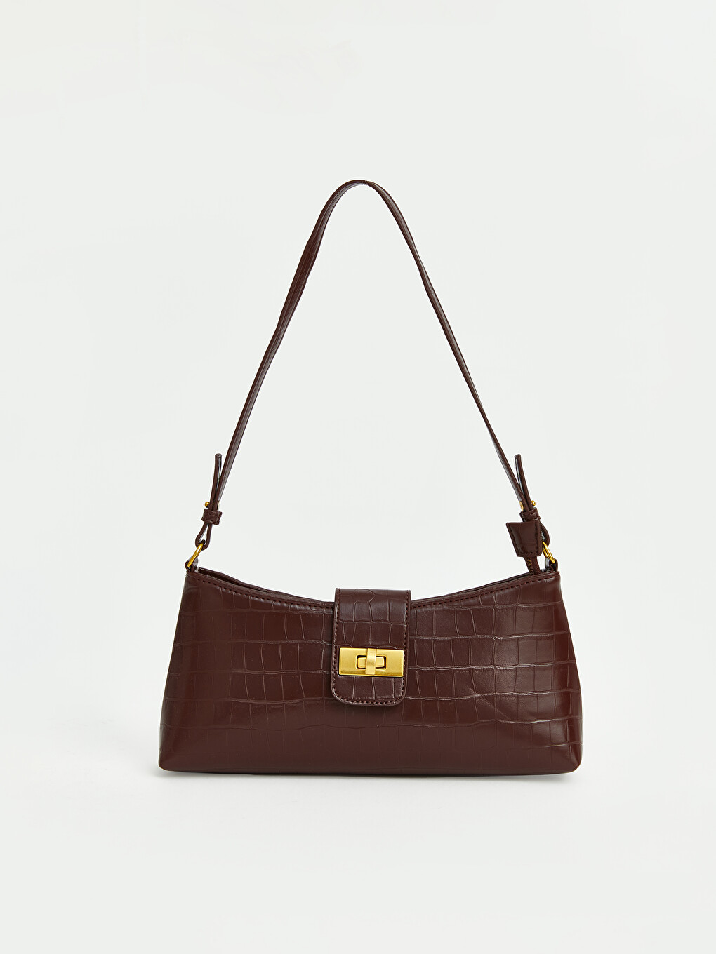 Croc Effect Women's Shoulder Bag-1