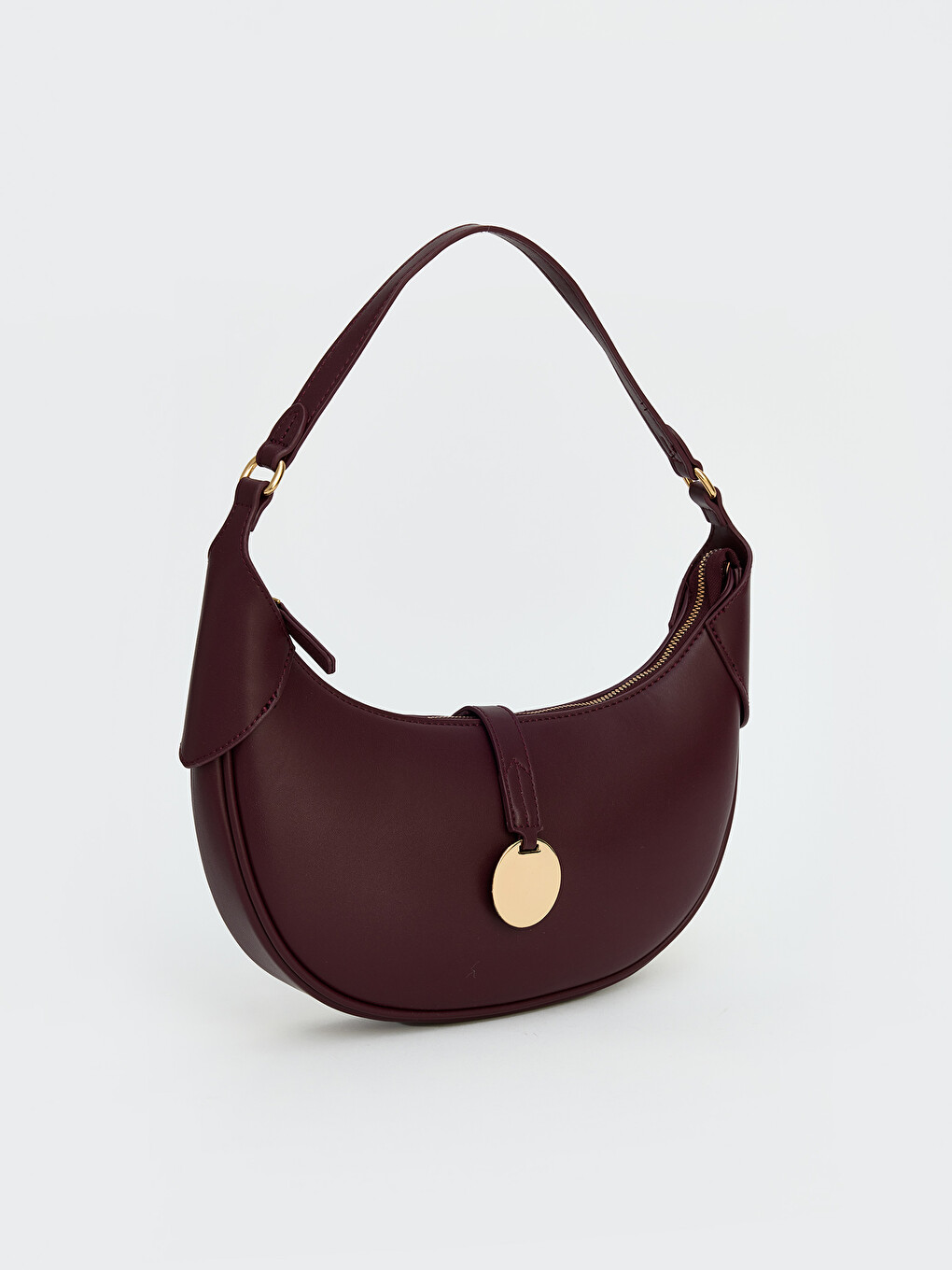 Faux Leather Women's Moon Bag-1