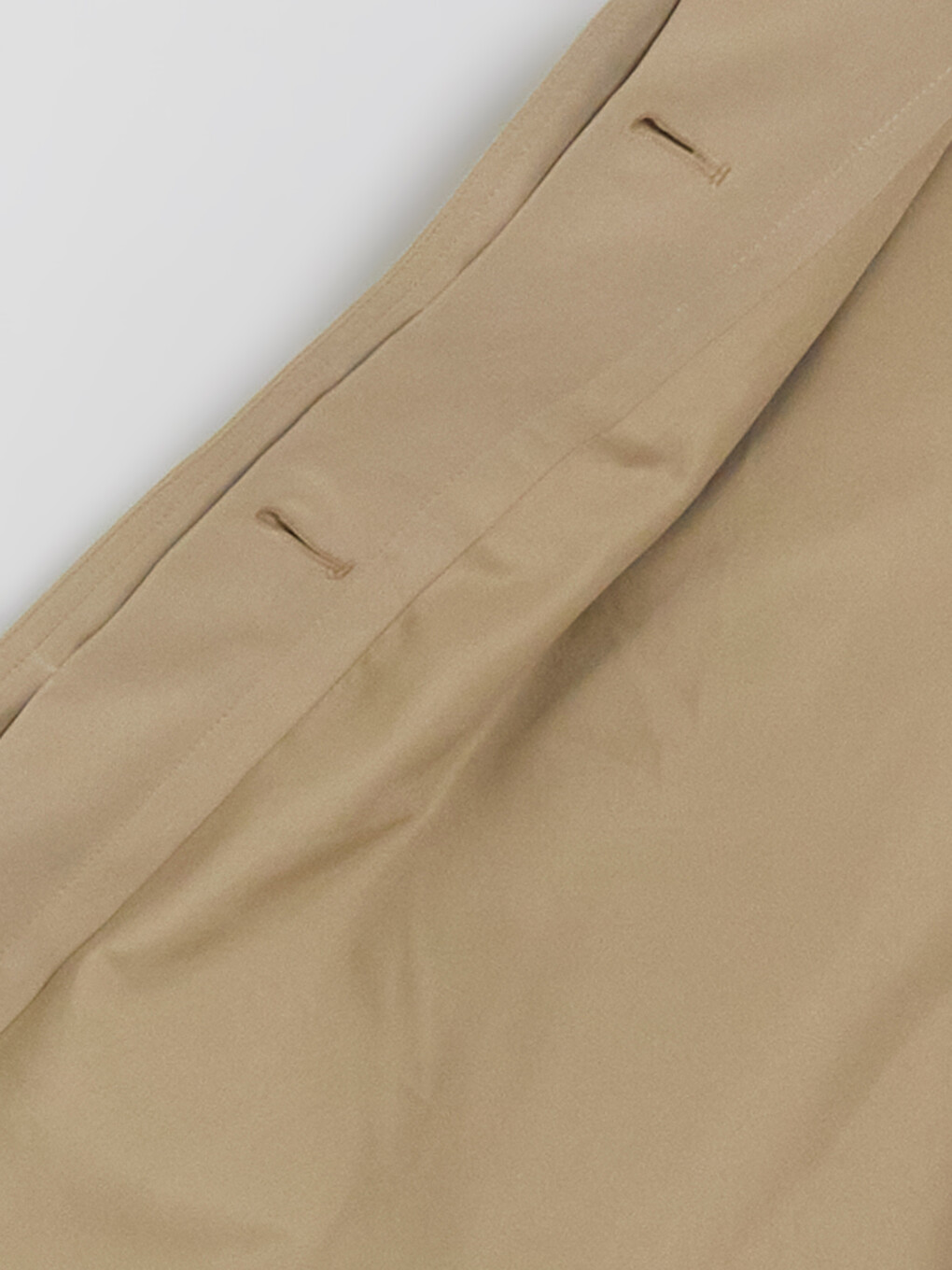 Bej Gömlek Yaka Oversize Kadın Trençkot-8