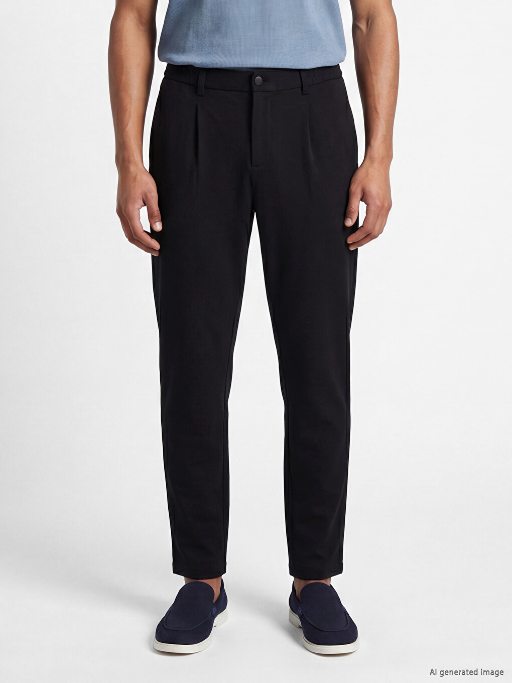 Man Navy Trousers-1