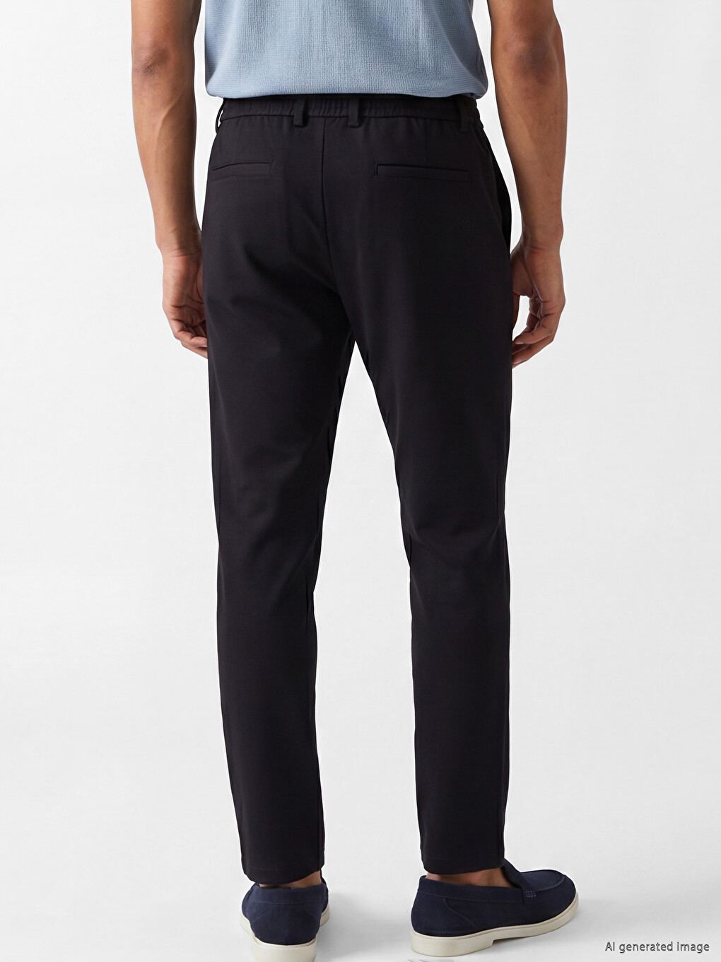 Man Navy Trousers-3