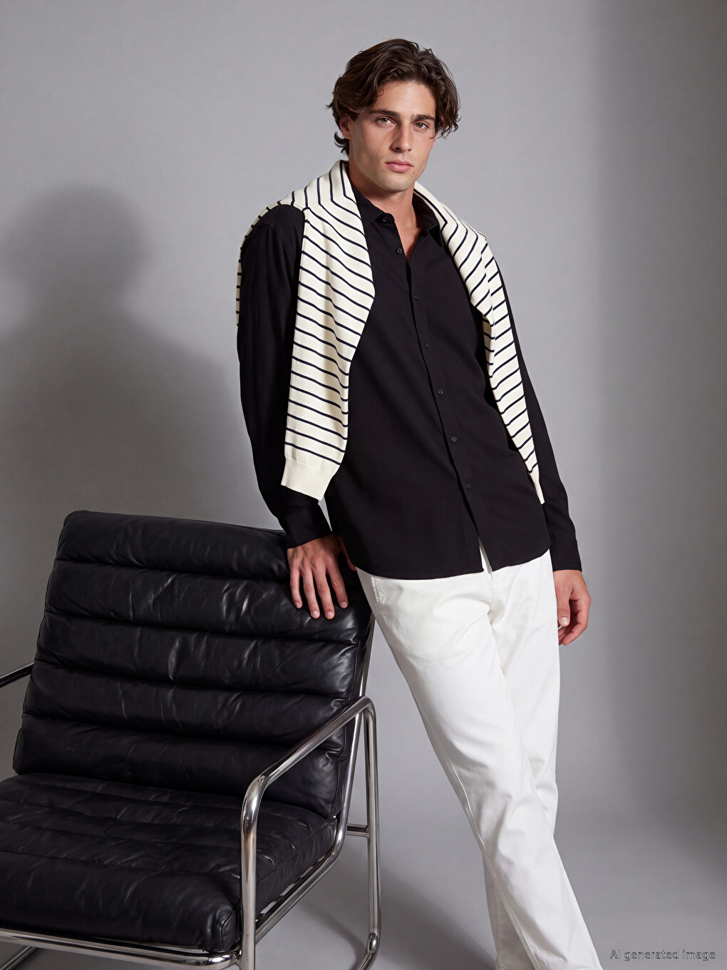 Man Black Shirt-1