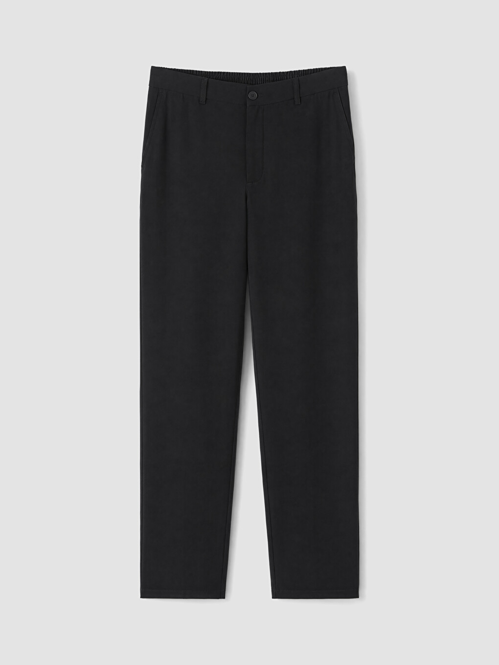 Siyah Regular Fit Armürlü Erkek Pantolon