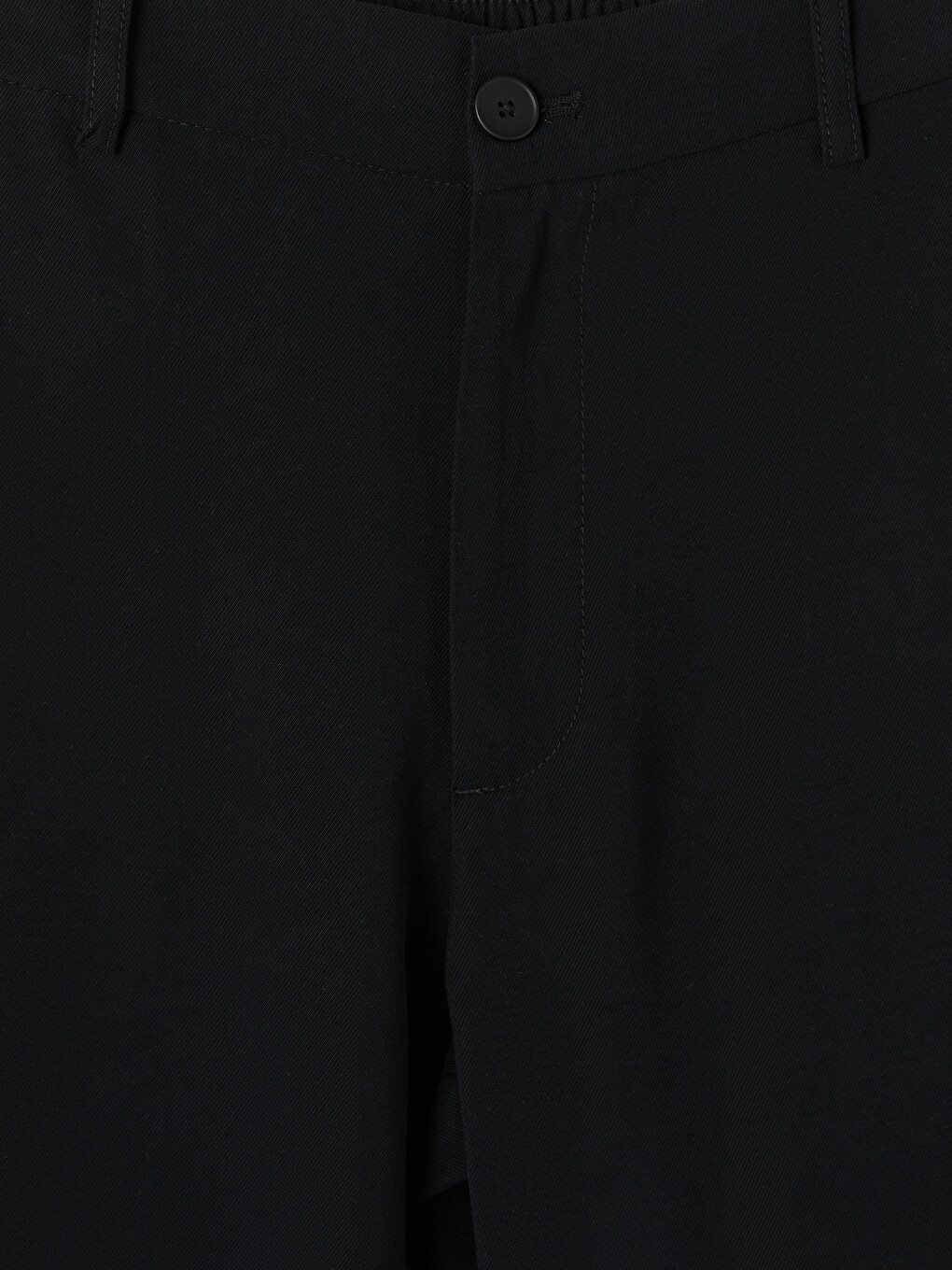 Siyah Regular Fit Armürlü Erkek Pantolon-1
