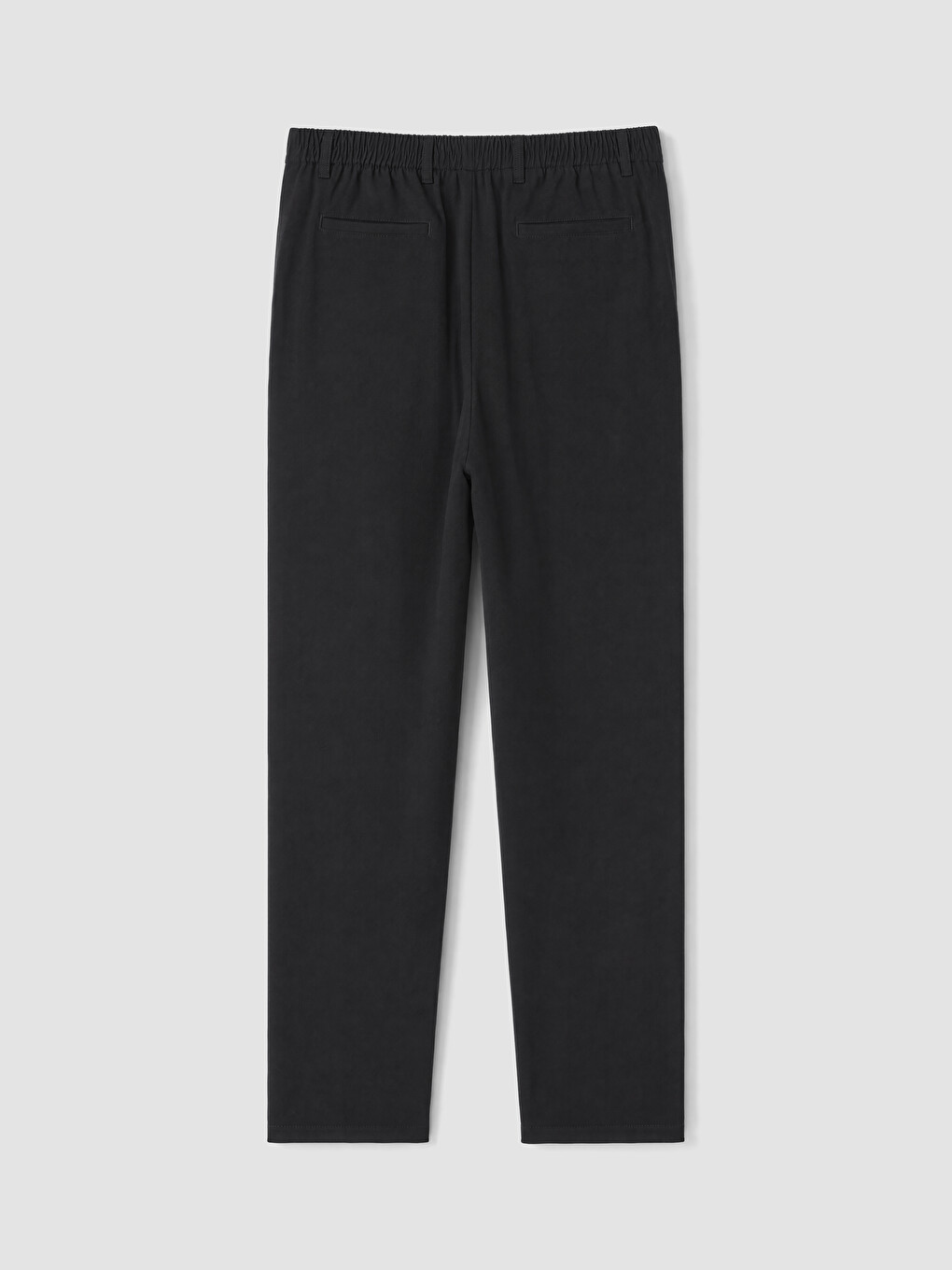 Siyah Regular Fit Armürlü Erkek Pantolon-3