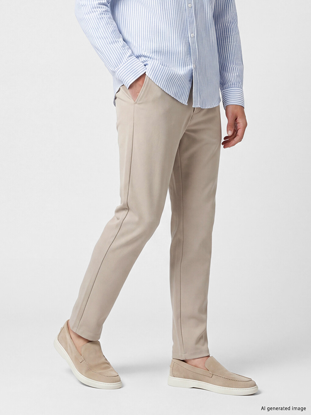 Slim Fit Men's Chino Trousers-1