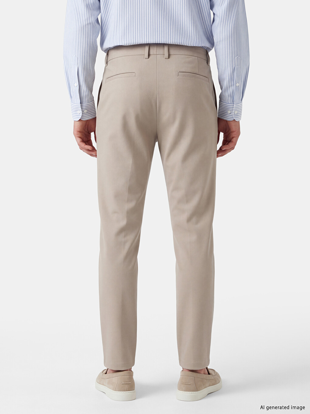 Slim Fit Men's Chino Trousers-3
