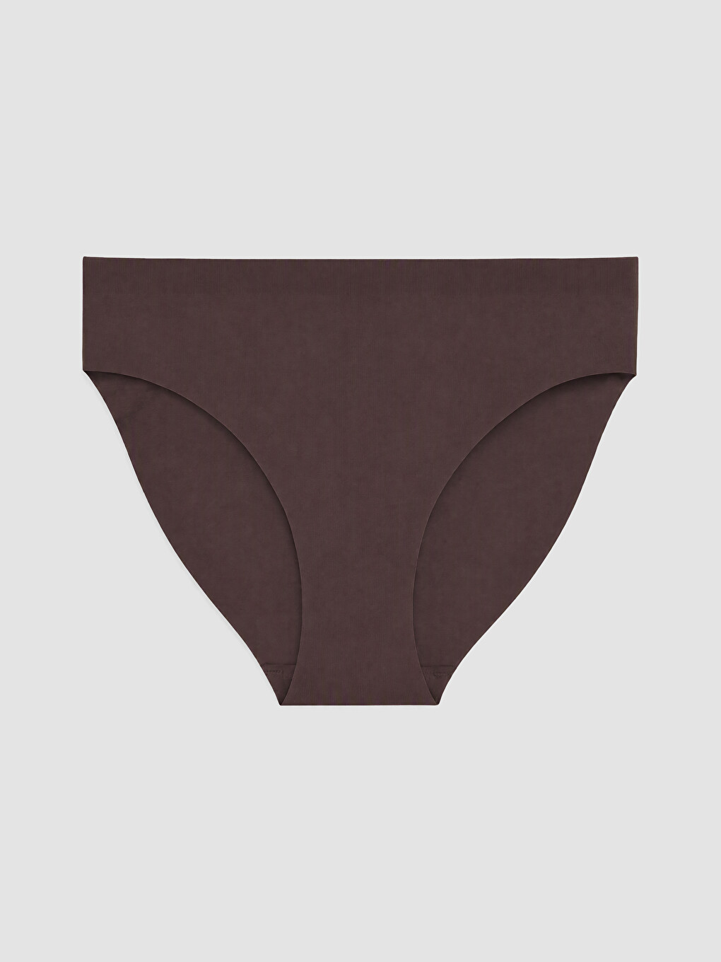 Kahverengi Düz Bikini Külot