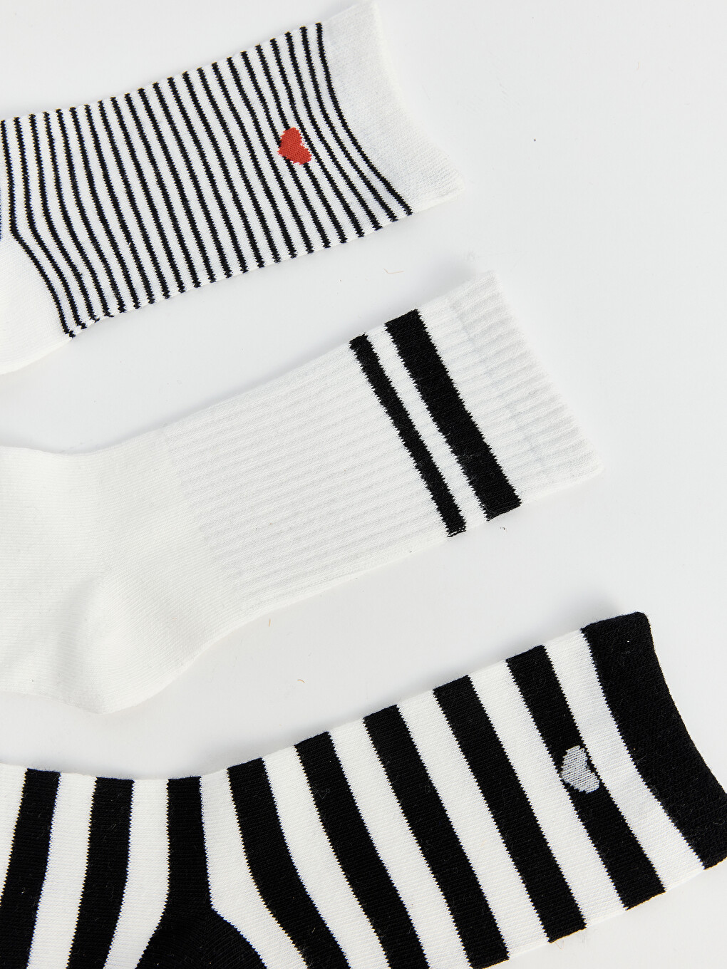 Striped Women's Ankle Socks 5 Pack-1