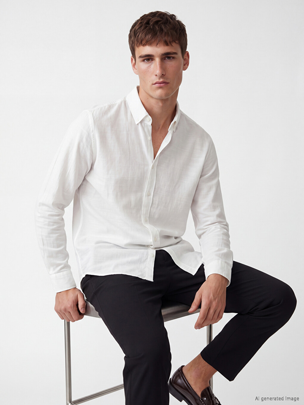 Regular Fit Flannel Men's Shirt
