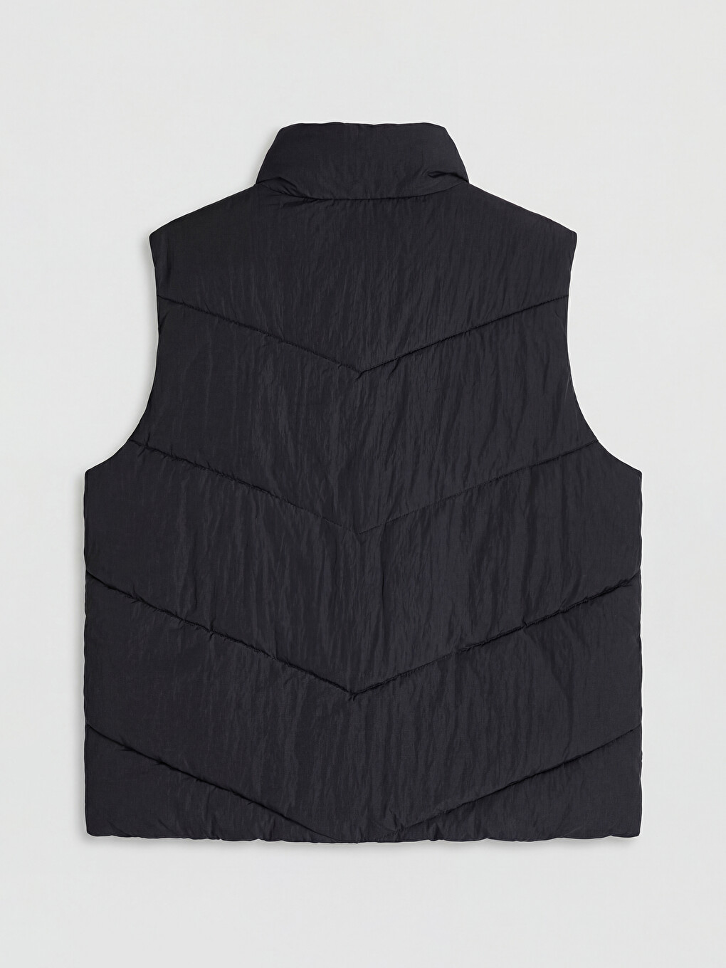 Mock Neck Women's Puffer Gilet-4