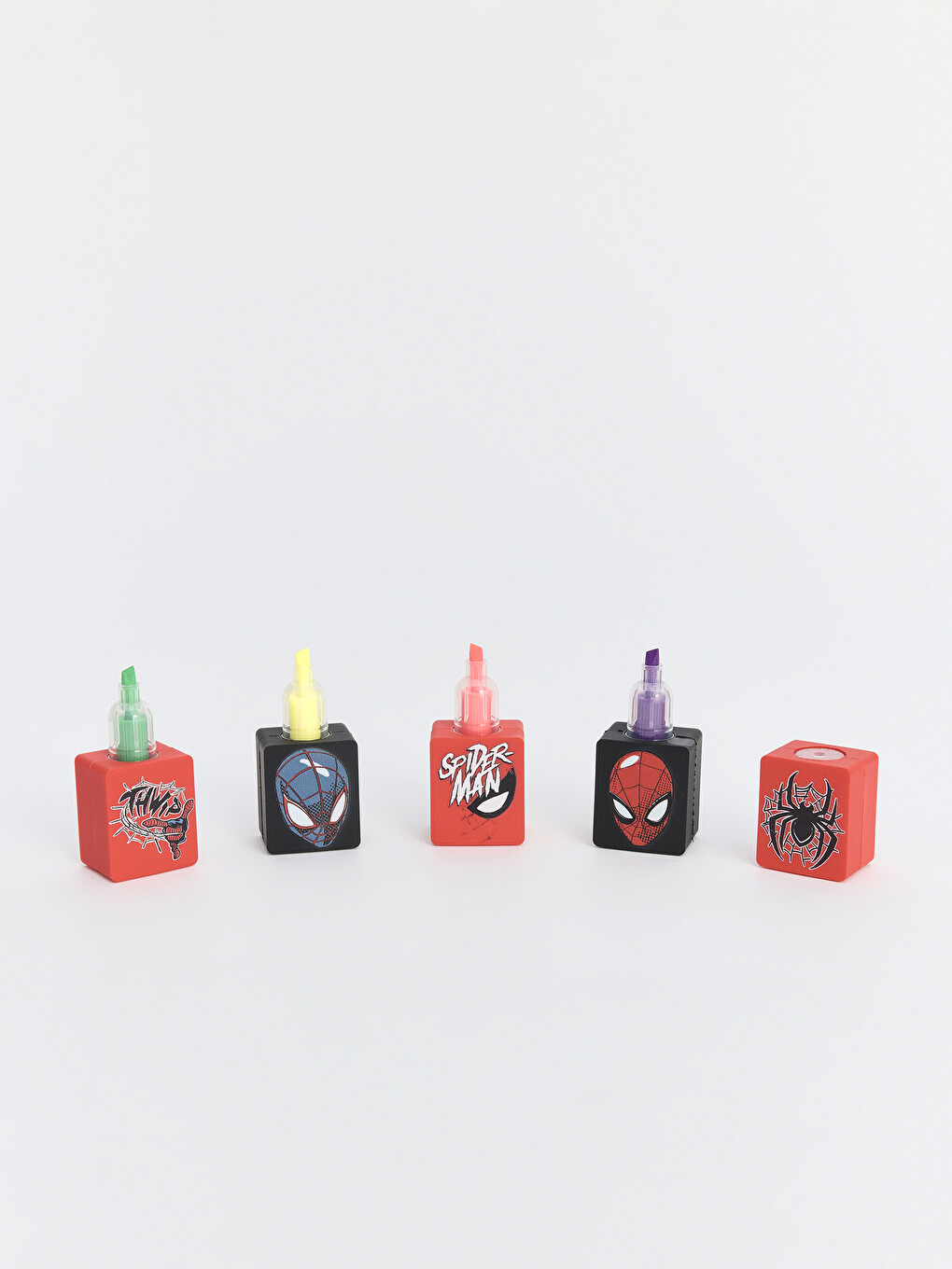 Spider Man Figured Felt Pen Set 5 Pack-2
