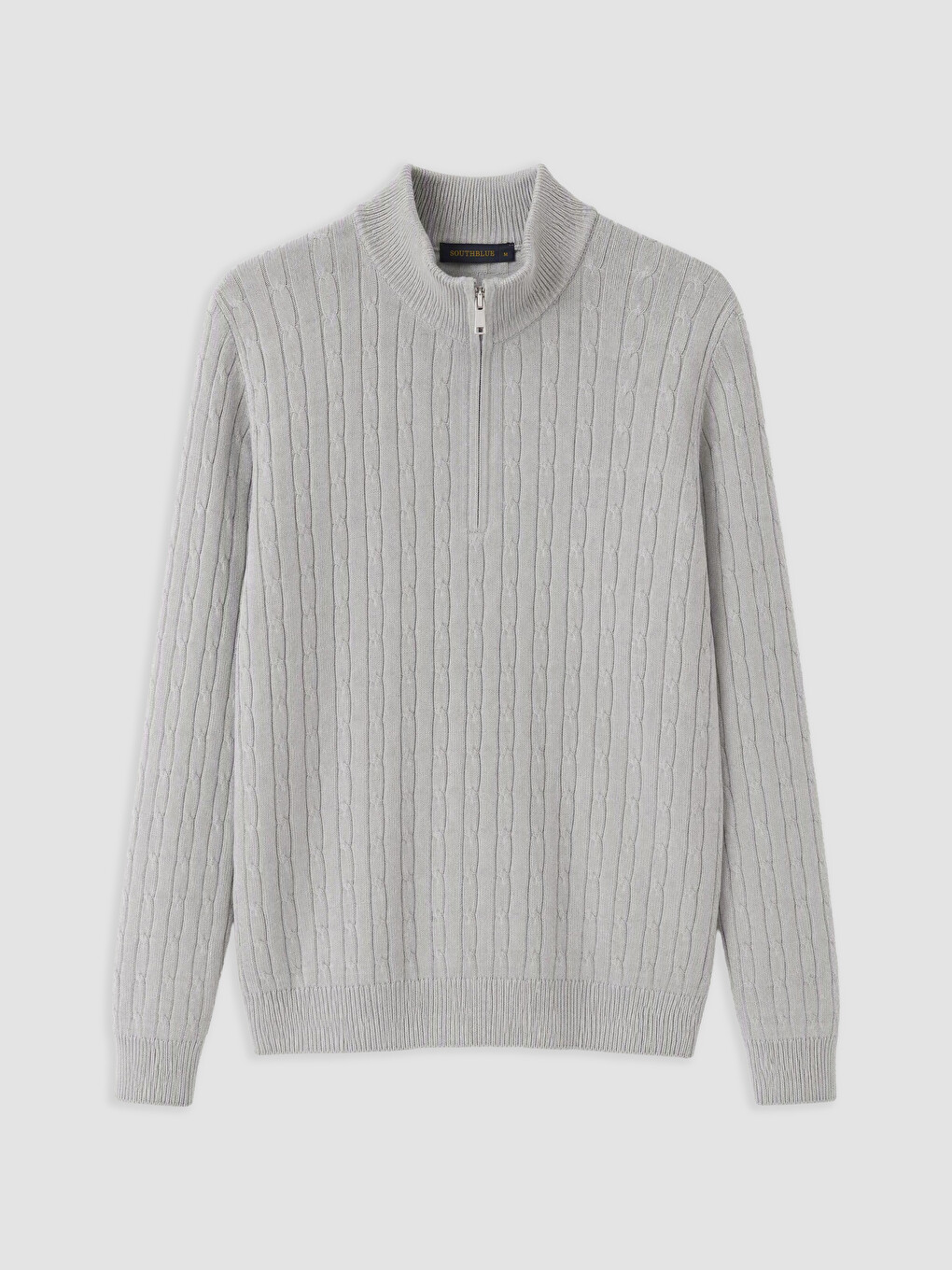 Mock Neck Men's Knitwear Sweater