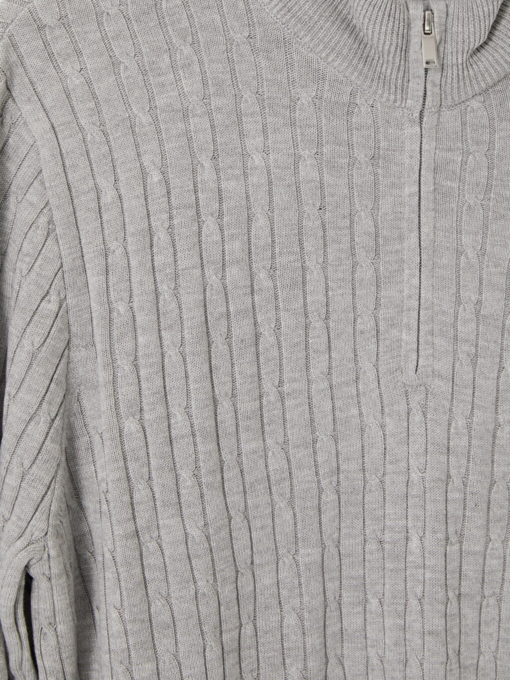 Mock Neck Men's Knitwear Sweater-2