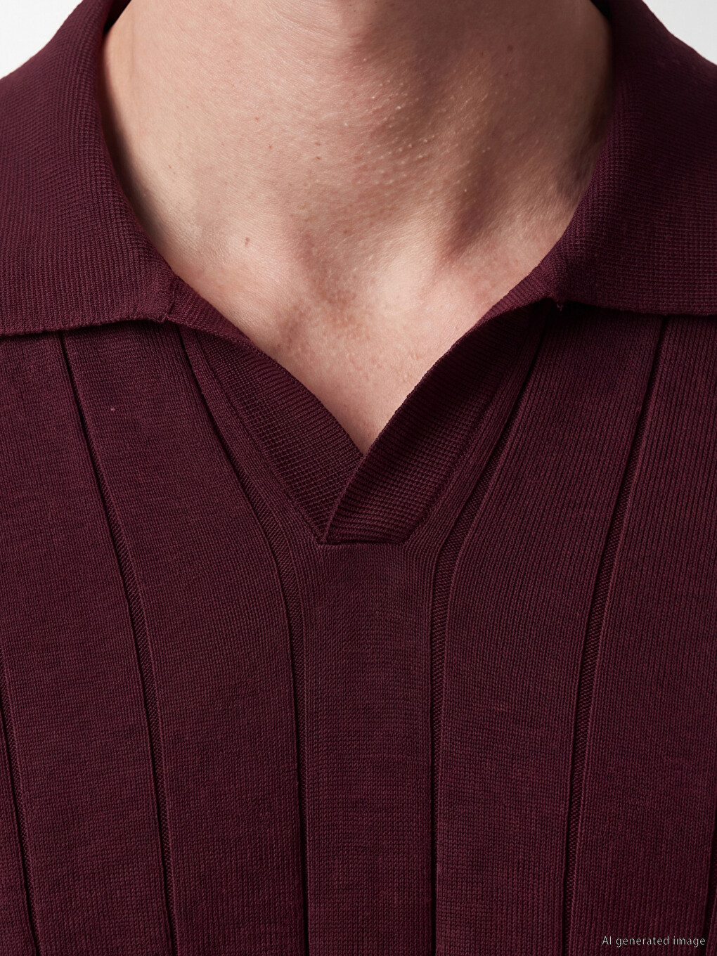 Polo Collar Men's Knitwear Sweater-2